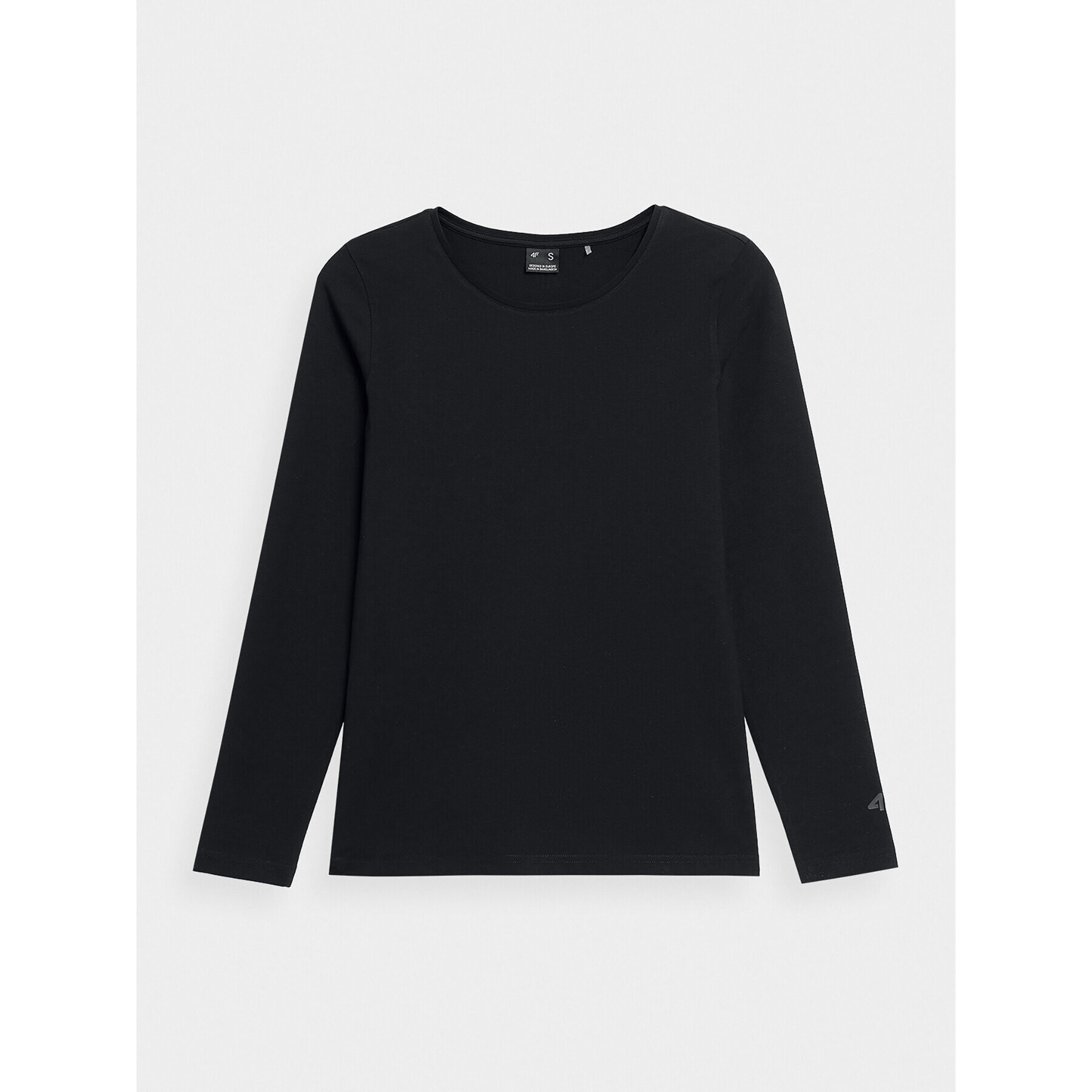 4F Блуза AW23TLONF167 Черен Slim Fit - Pepit.bg