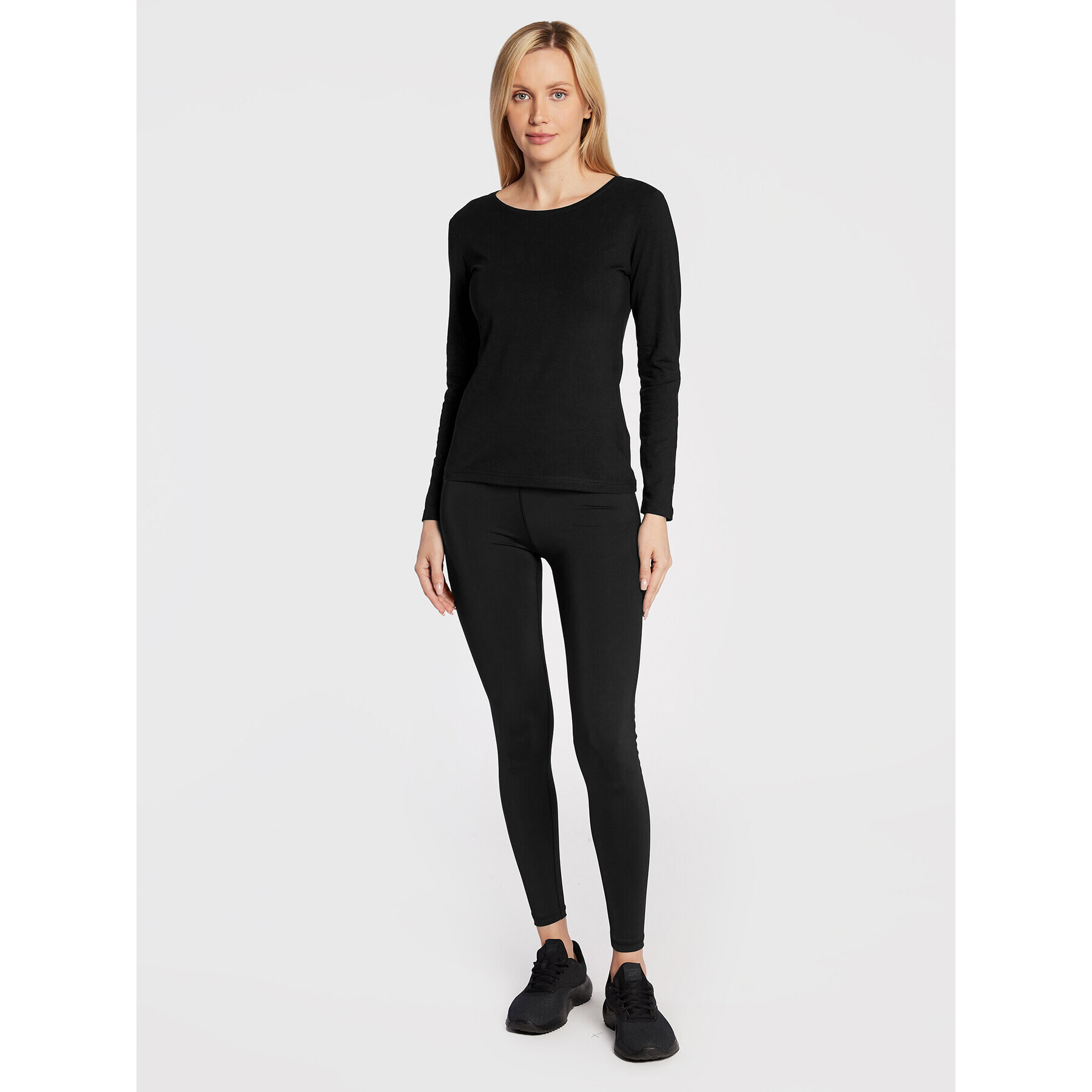 4F Блуза H4Z22-TSDL350 Черен Slim Fit - Pepit.bg