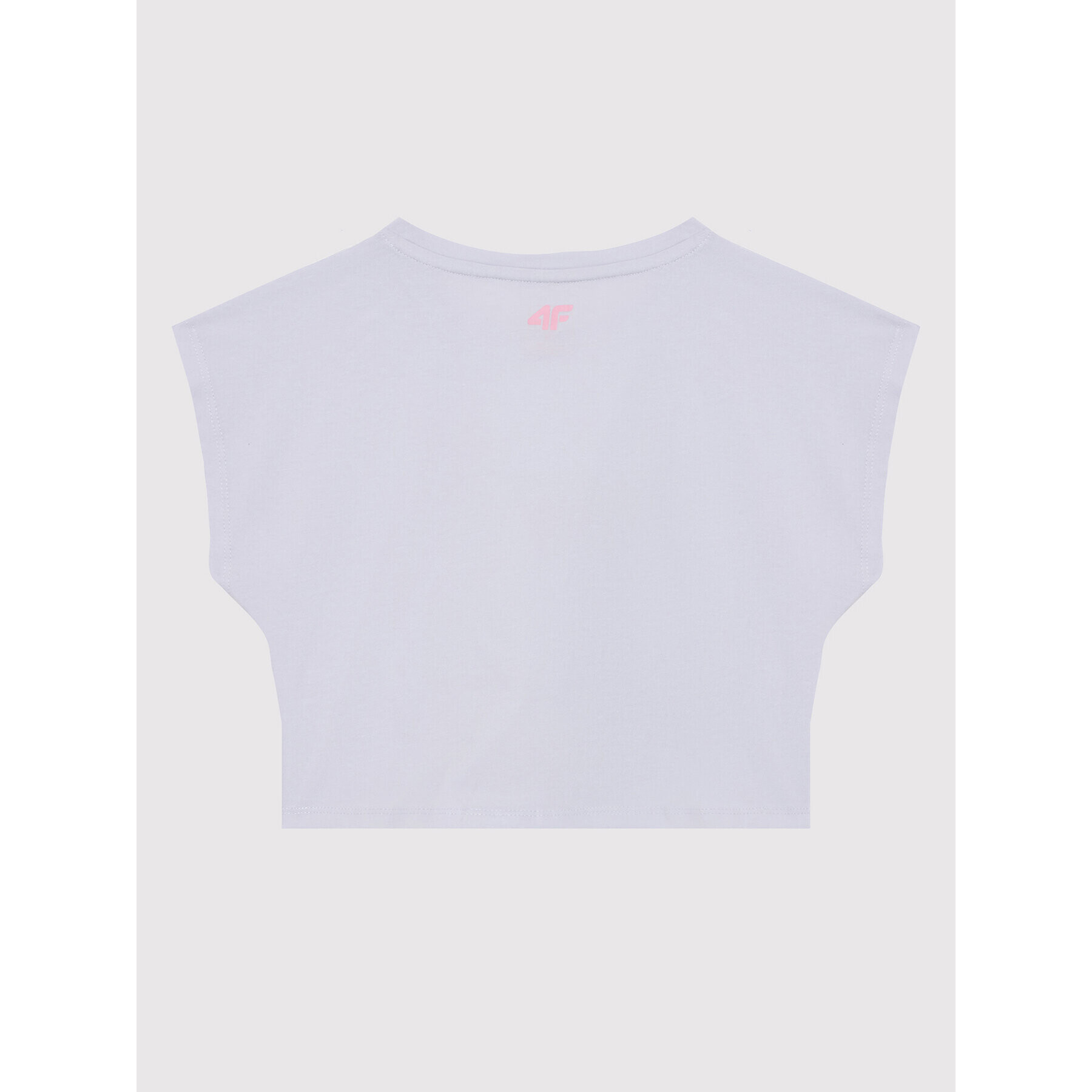 4F Блуза HJL22-JTSD009 Виолетов Cropped Fit - Pepit.bg