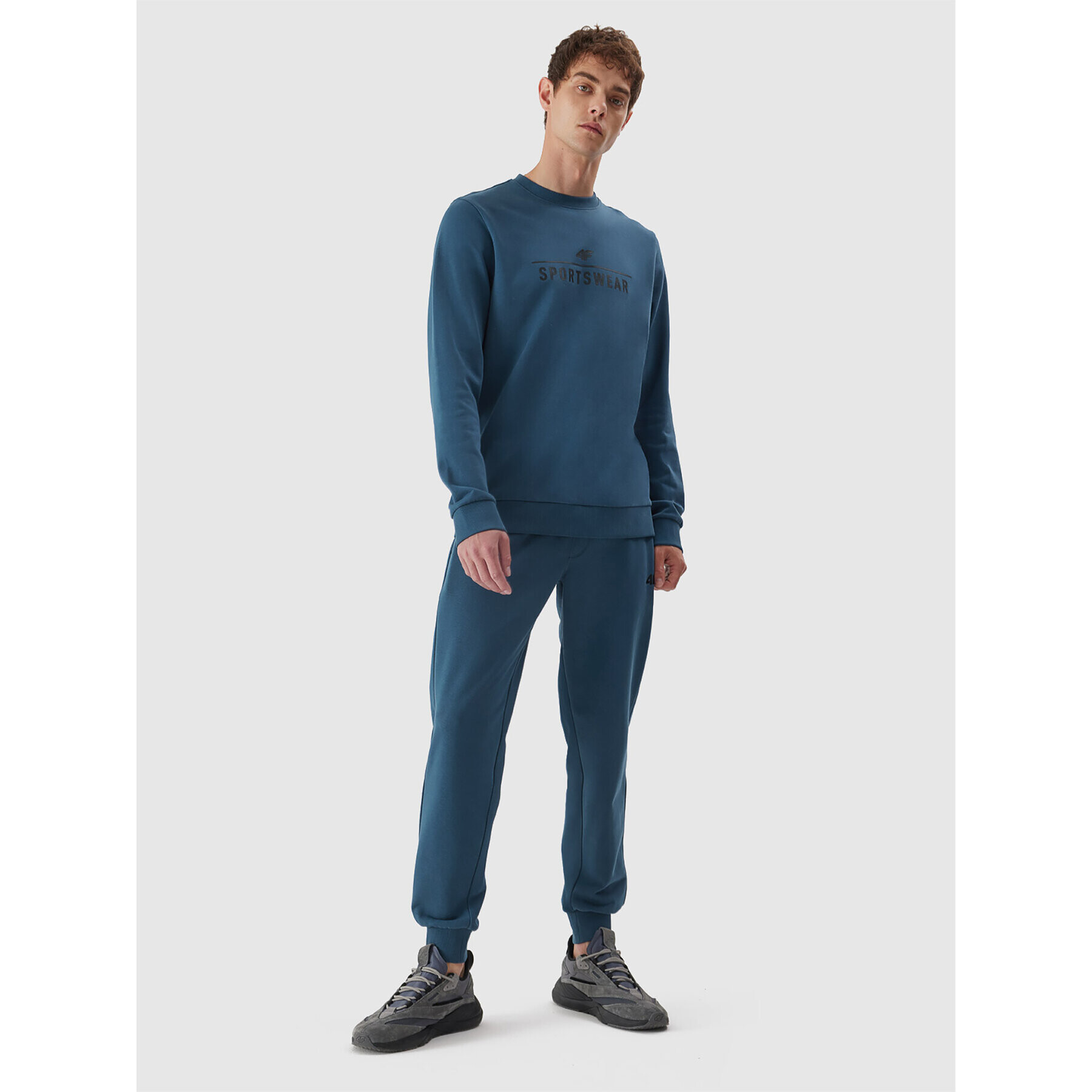 4F Долнище анцуг AW23TTROM451 Син Regular Fit - Pepit.bg