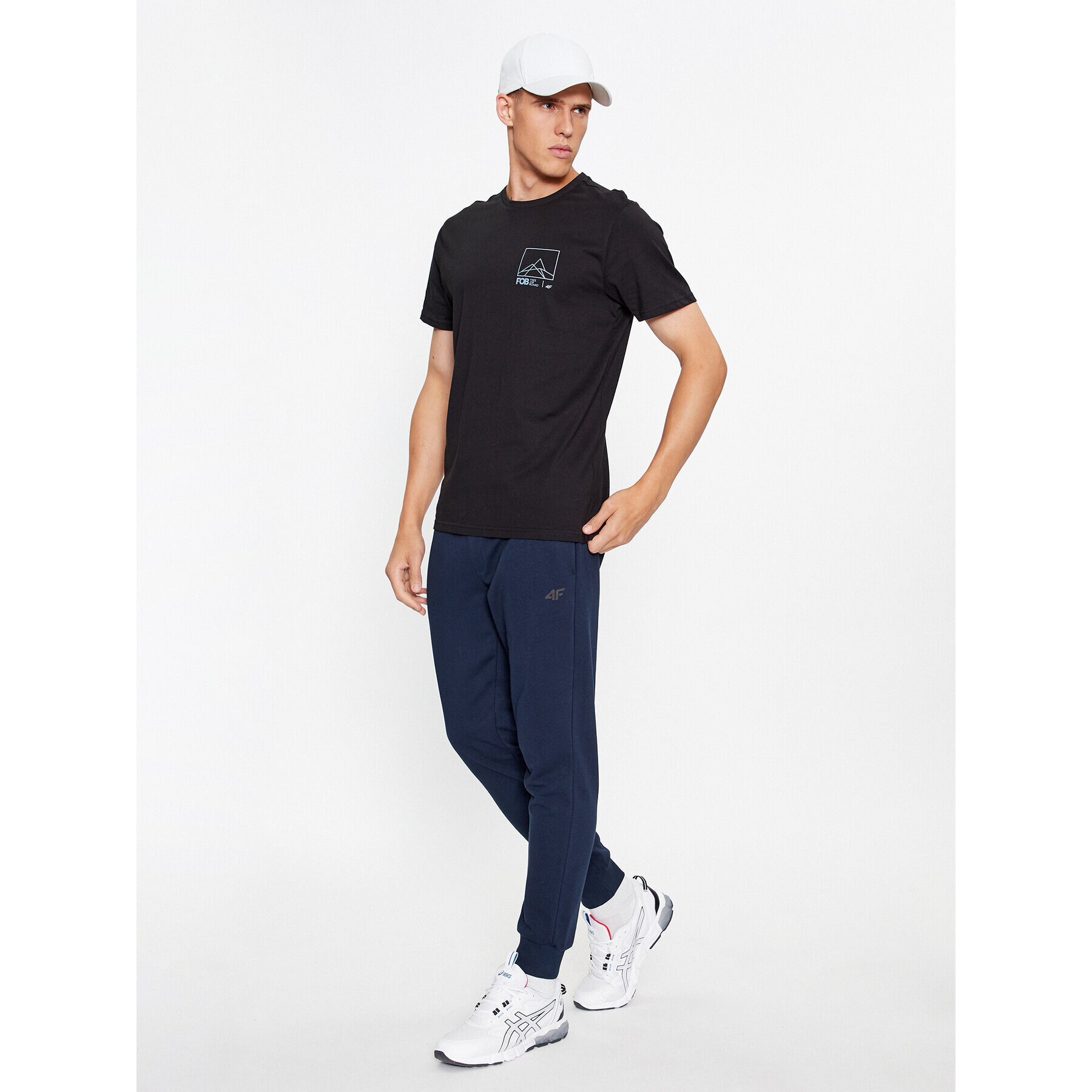 4F Долнище анцуг AW23TTROM451 Син Regular Fit - Pepit.bg