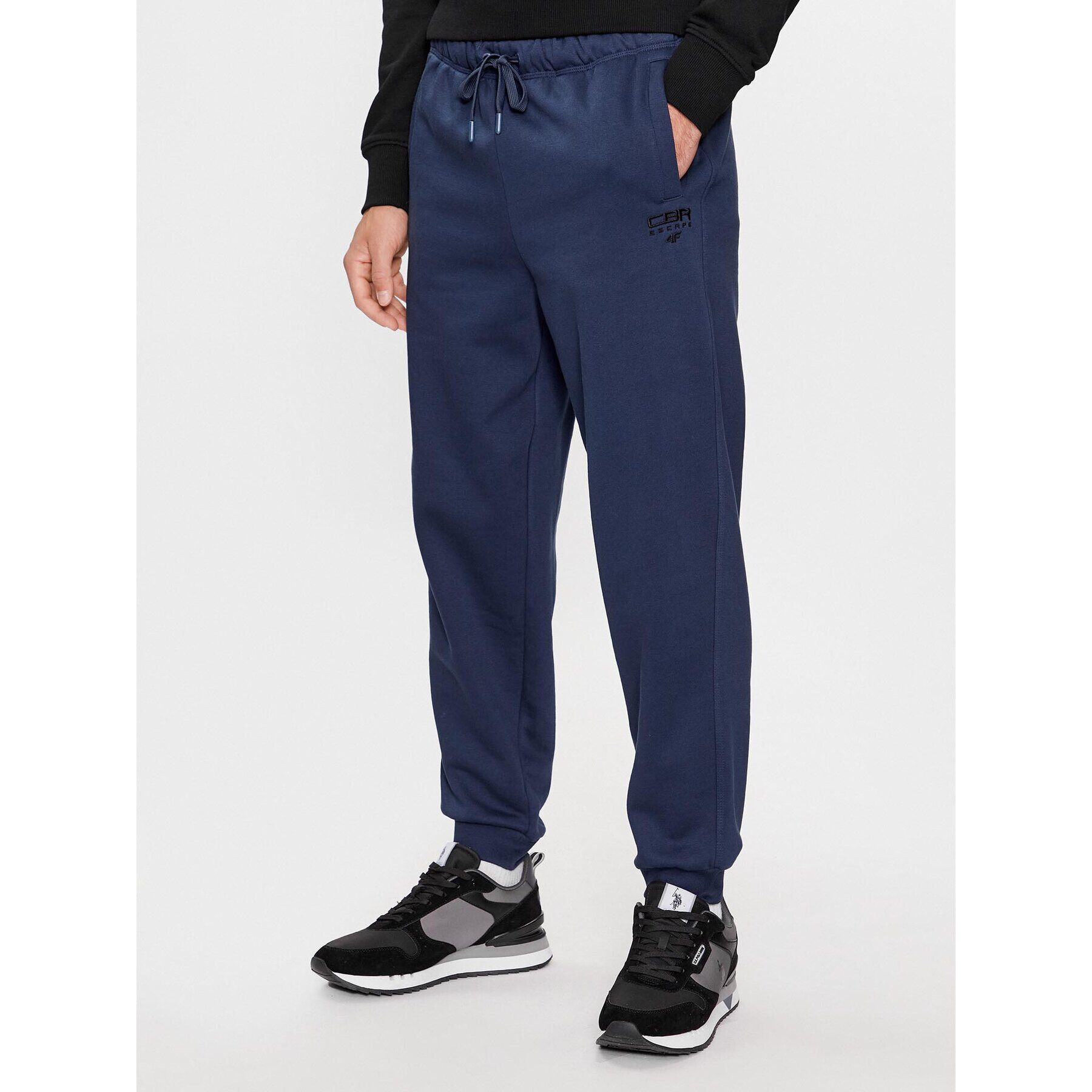 4F Долнище анцуг AW23TTROM466 Тъмносин Regular Fit - Pepit.bg