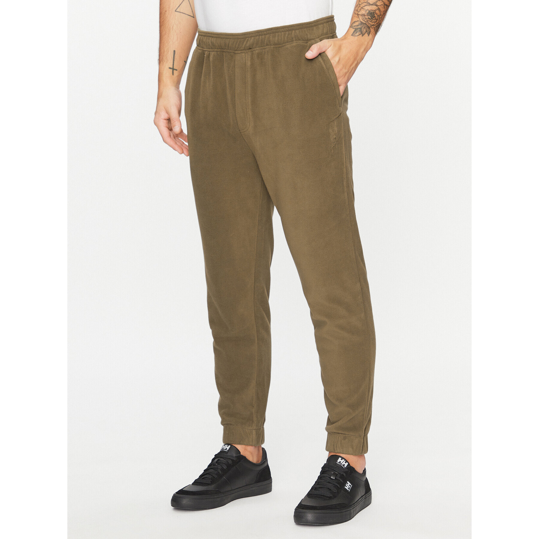 4F Долнище анцуг AW23TTROM470 Кафяв Regular Fit - Pepit.bg