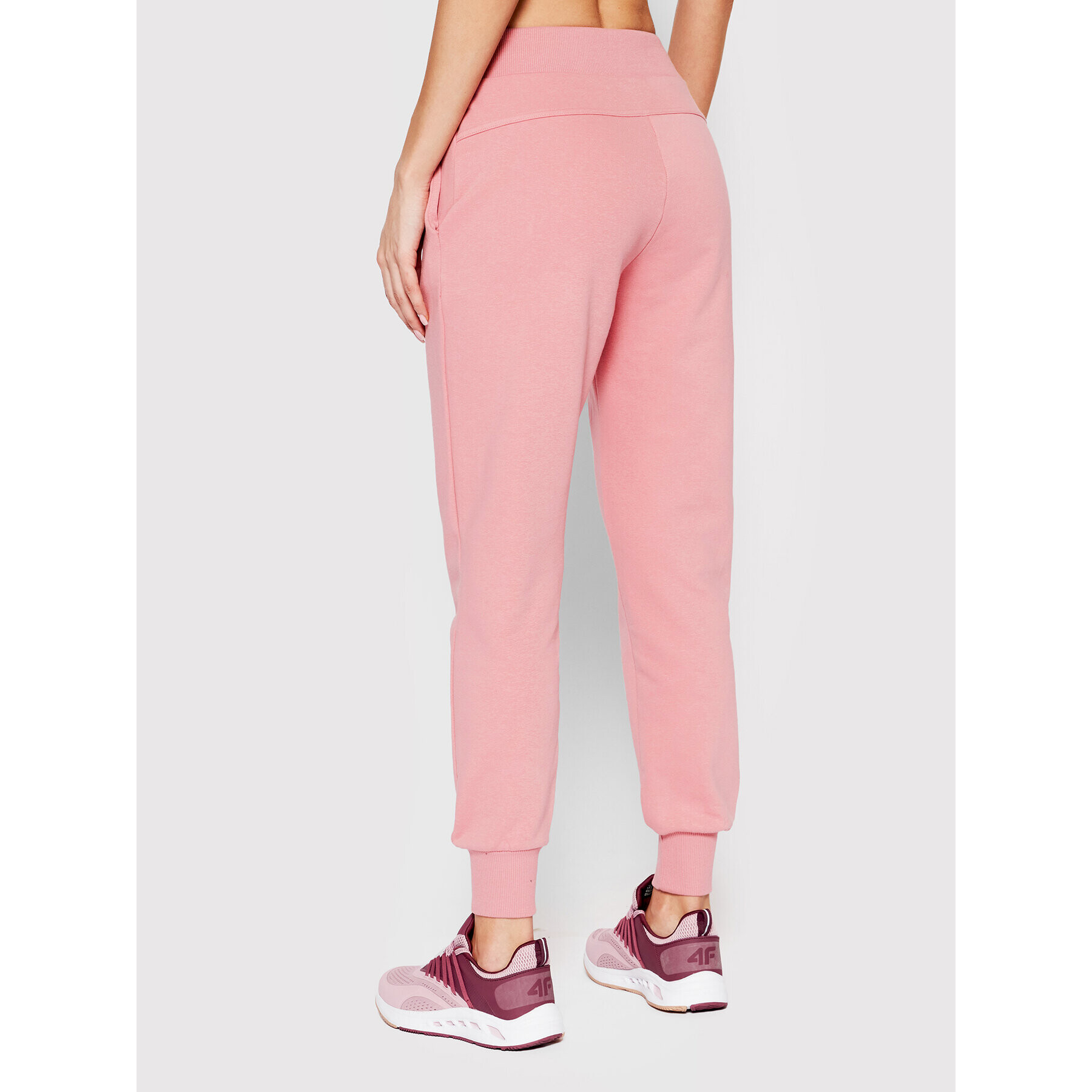 4F Долнище анцуг H4L22-SPDD350 Розов Regular Fit - Pepit.bg