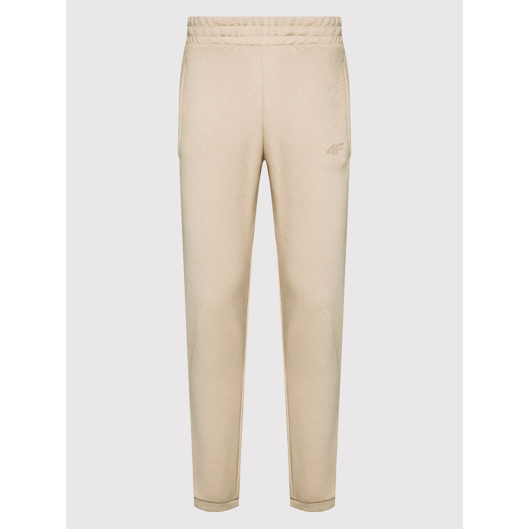 4F Долнище анцуг H4L22-SPMD014 Бежов Regular Fit - Pepit.bg