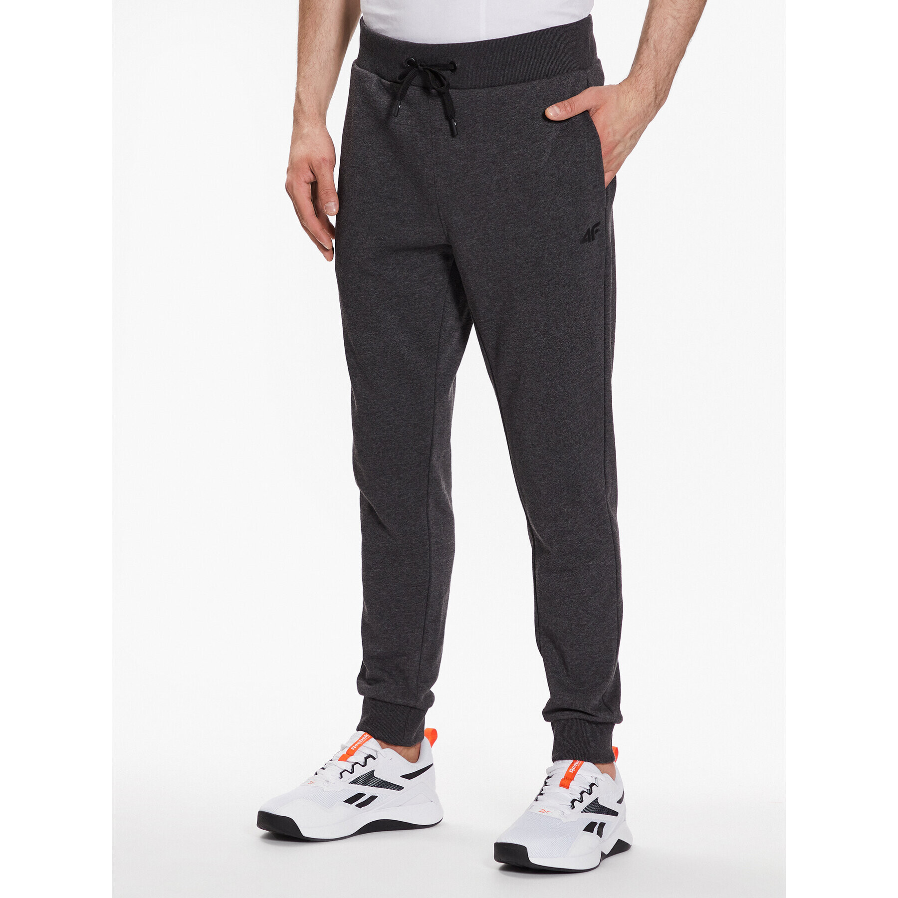 4F Долнище анцуг SS23TTROM223 Сив Regular Fit - Pepit.bg