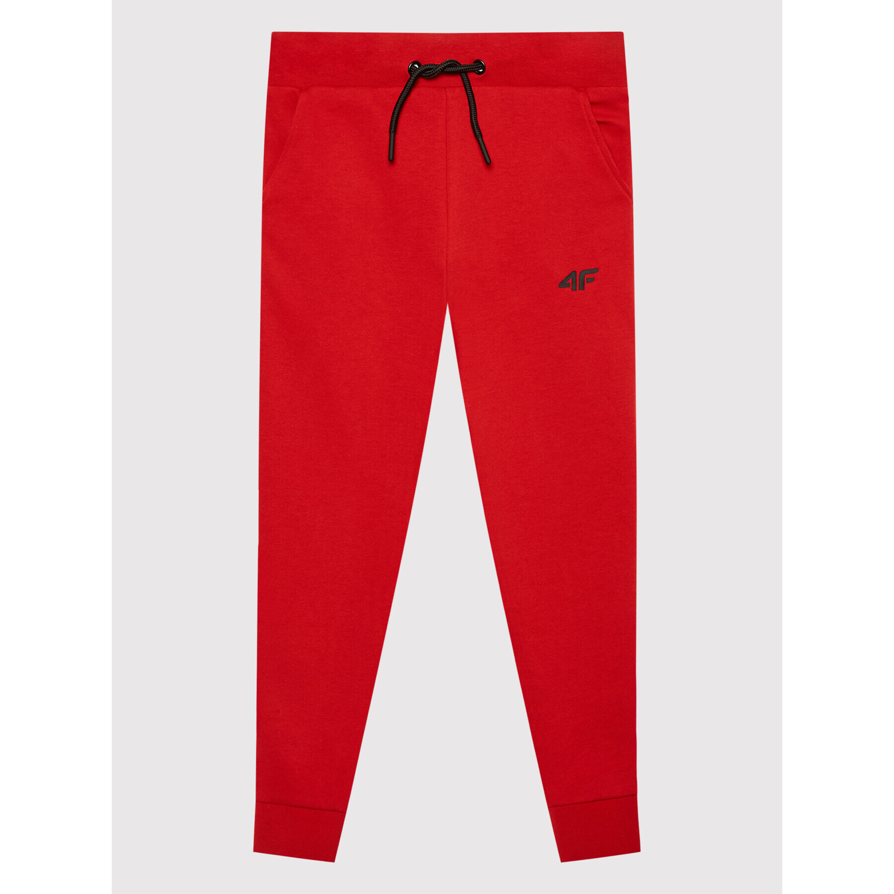 4F Долнище анцуг HJL22-JSPMD001 Червен Regular Fit - Pepit.bg