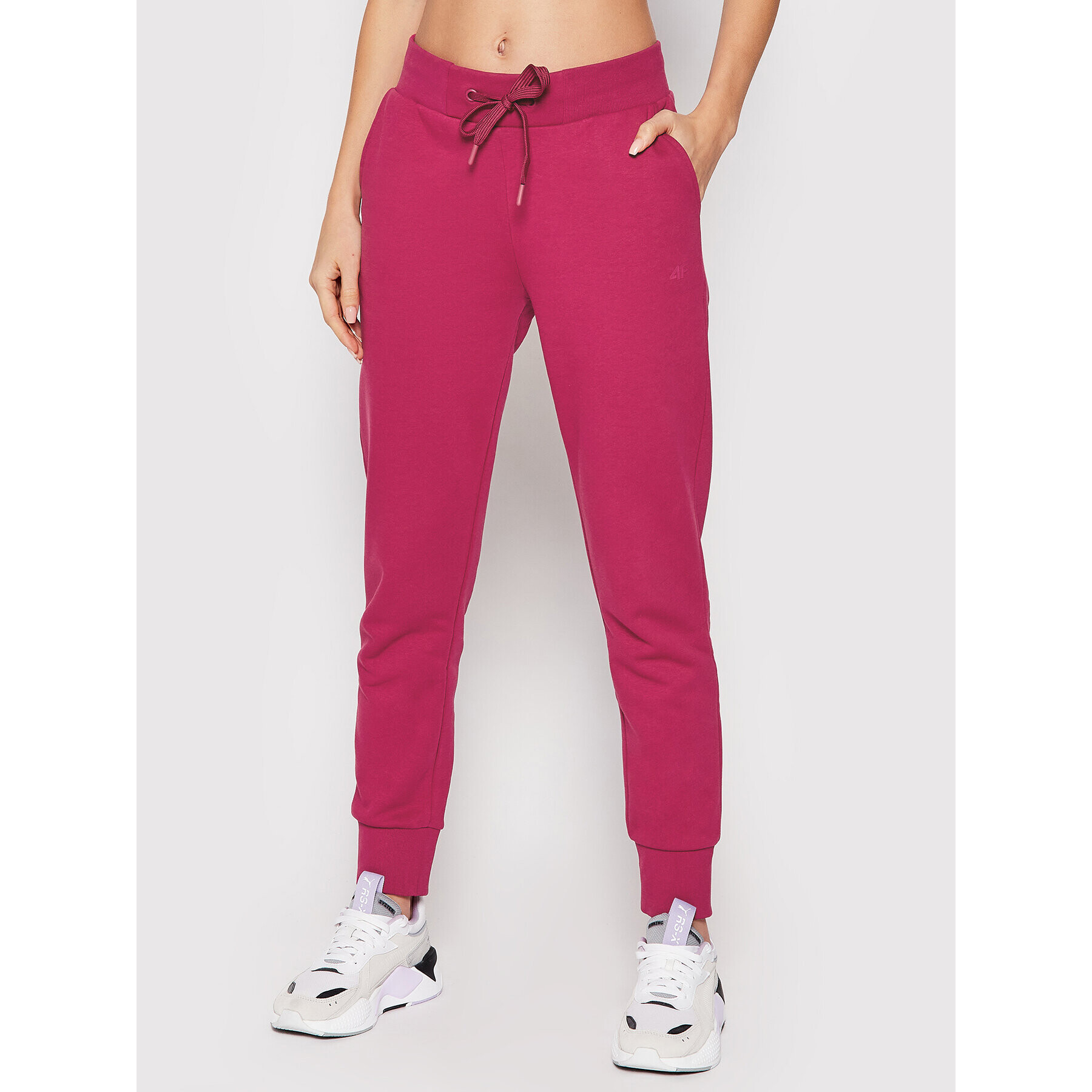 4F Долнище анцуг NOSH4-SPDD351 Розов Regular Fit - Pepit.bg