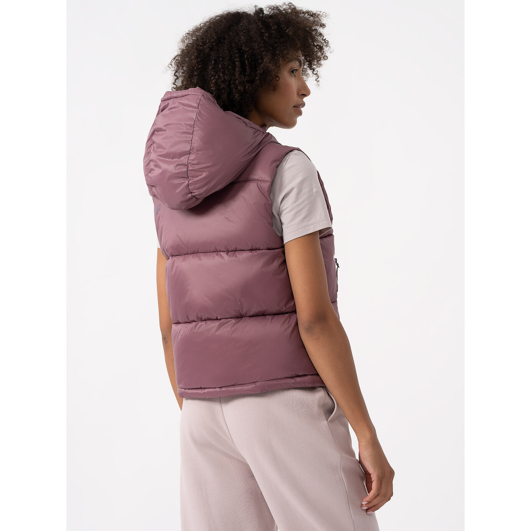 4F Елек AW23TVESF073 Розов Regular Fit - Pepit.bg