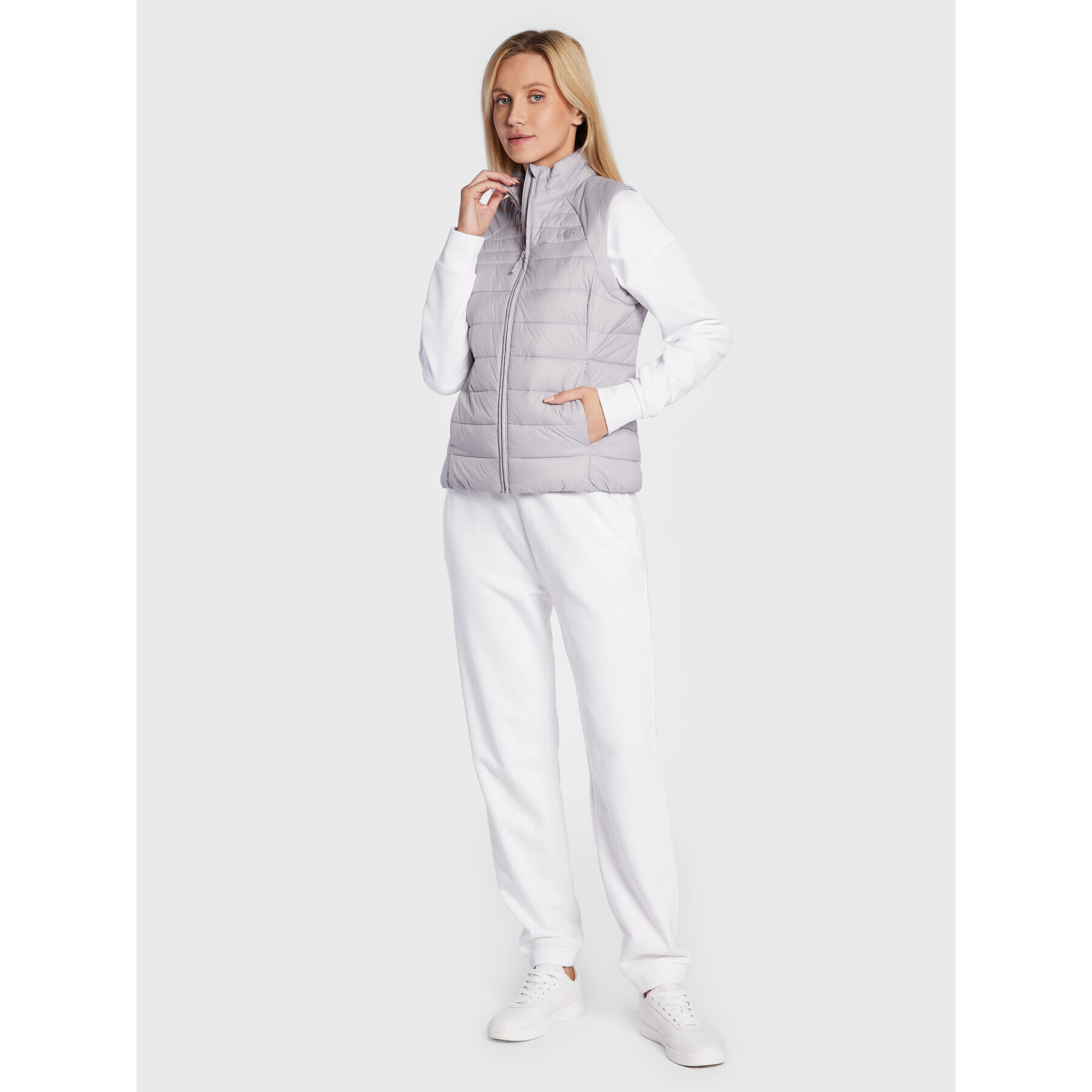 4F Елек H4Z22-KUDP001 Сив Regular Fit - Pepit.bg