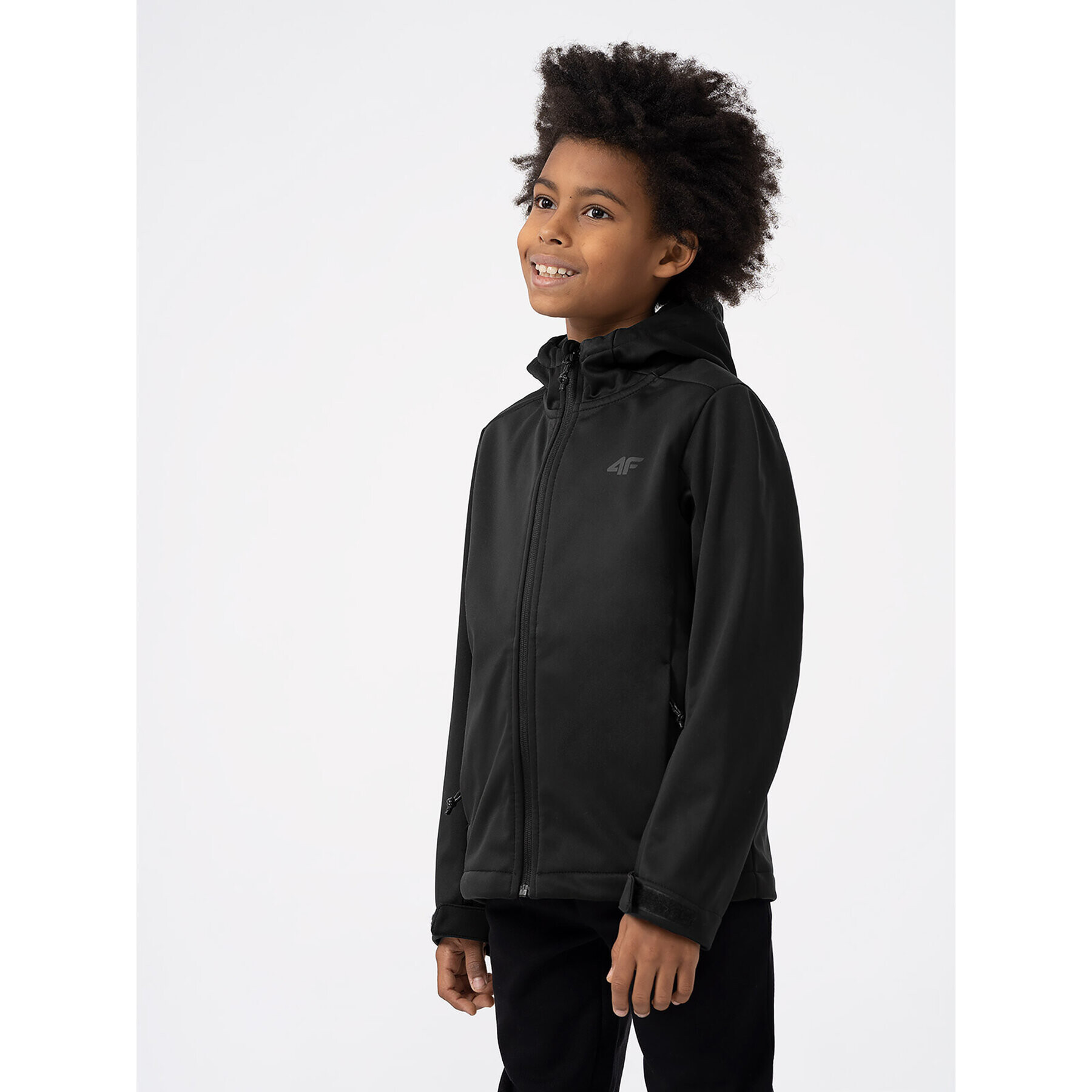 4F Яке softshell JAW23TSOFM149 Черен Regular Fit - Pepit.bg