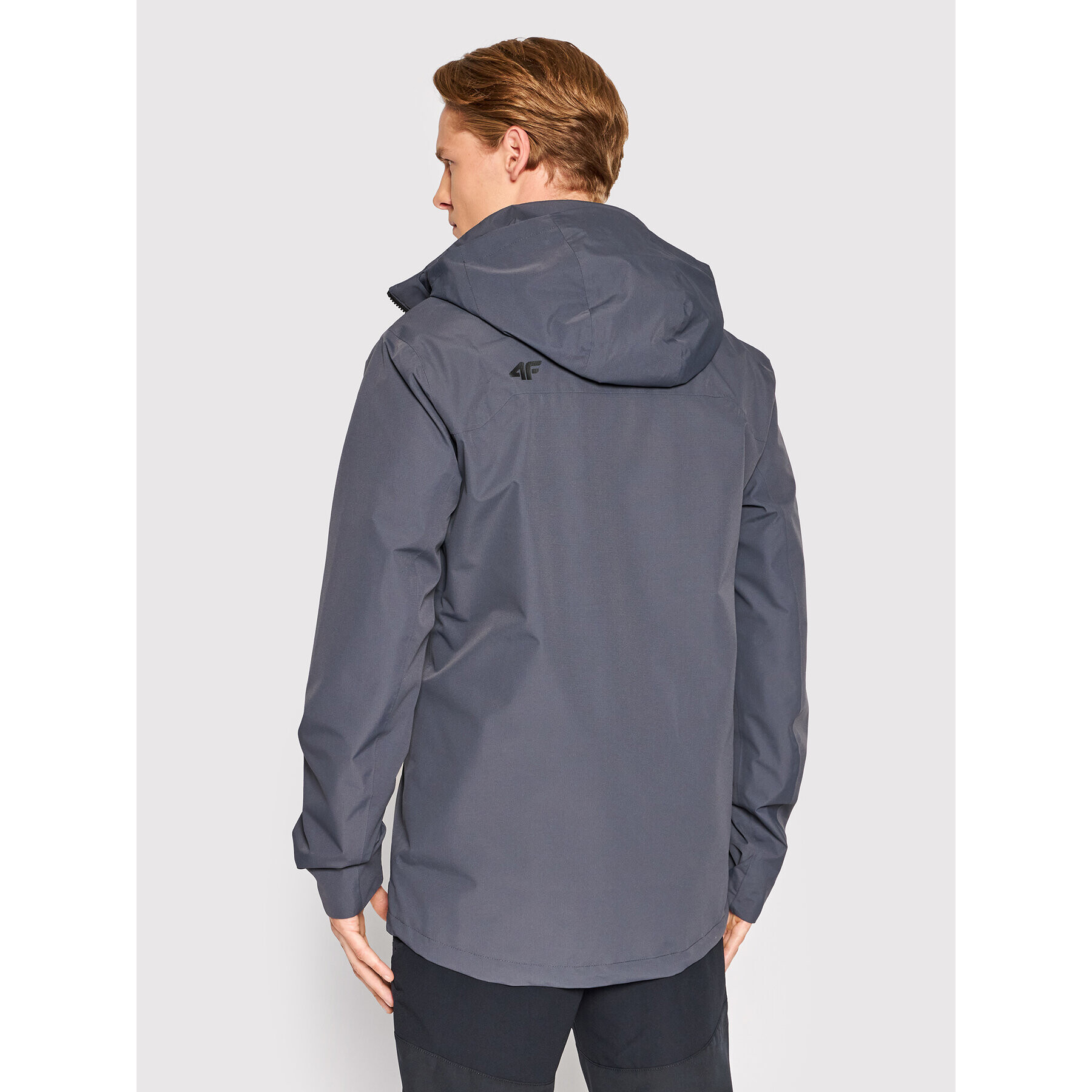 4F Яке за дъжд H4L22-KUM003 Сив Regular Fit - Pepit.bg