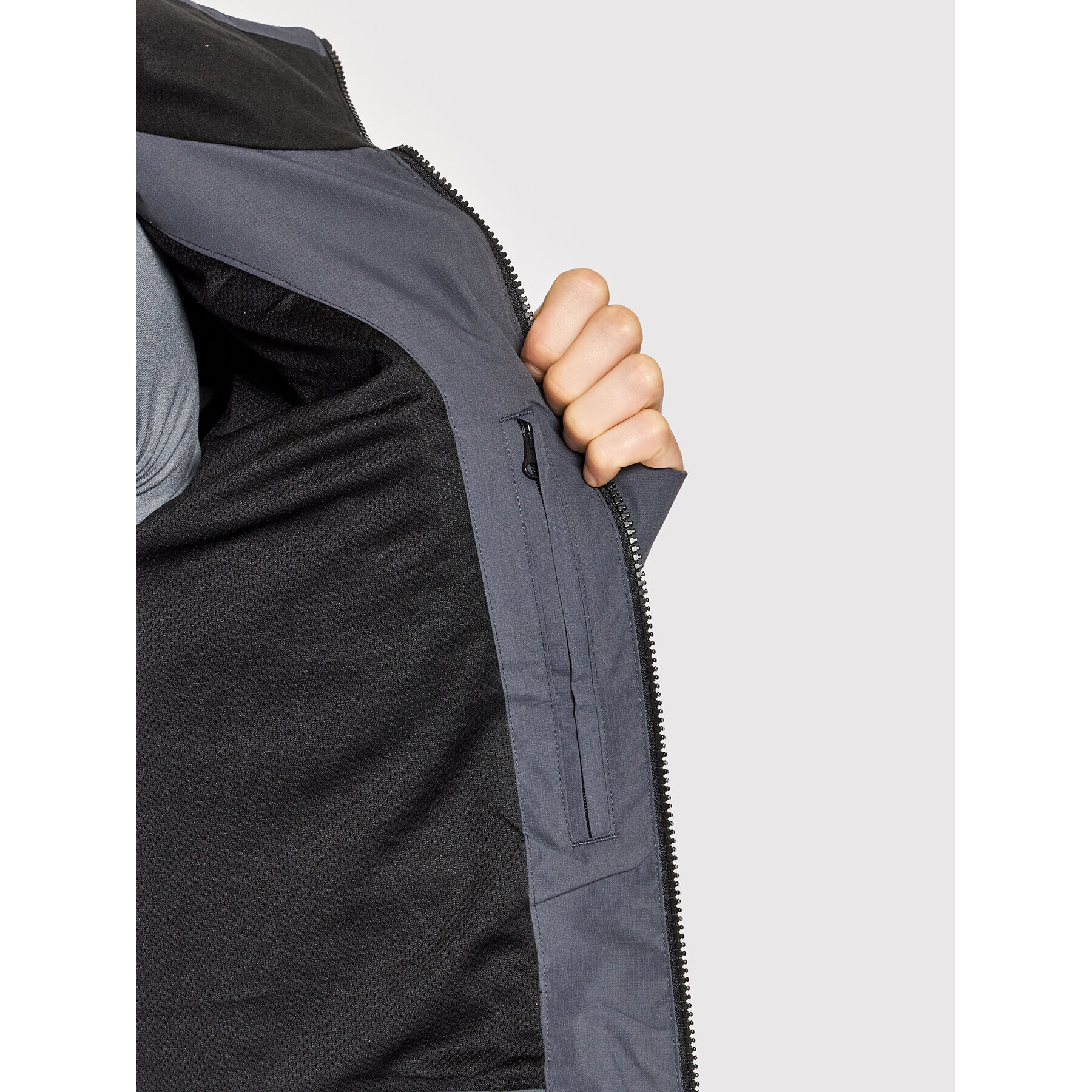 4F Яке за дъжд H4L22-KUM003 Сив Regular Fit - Pepit.bg