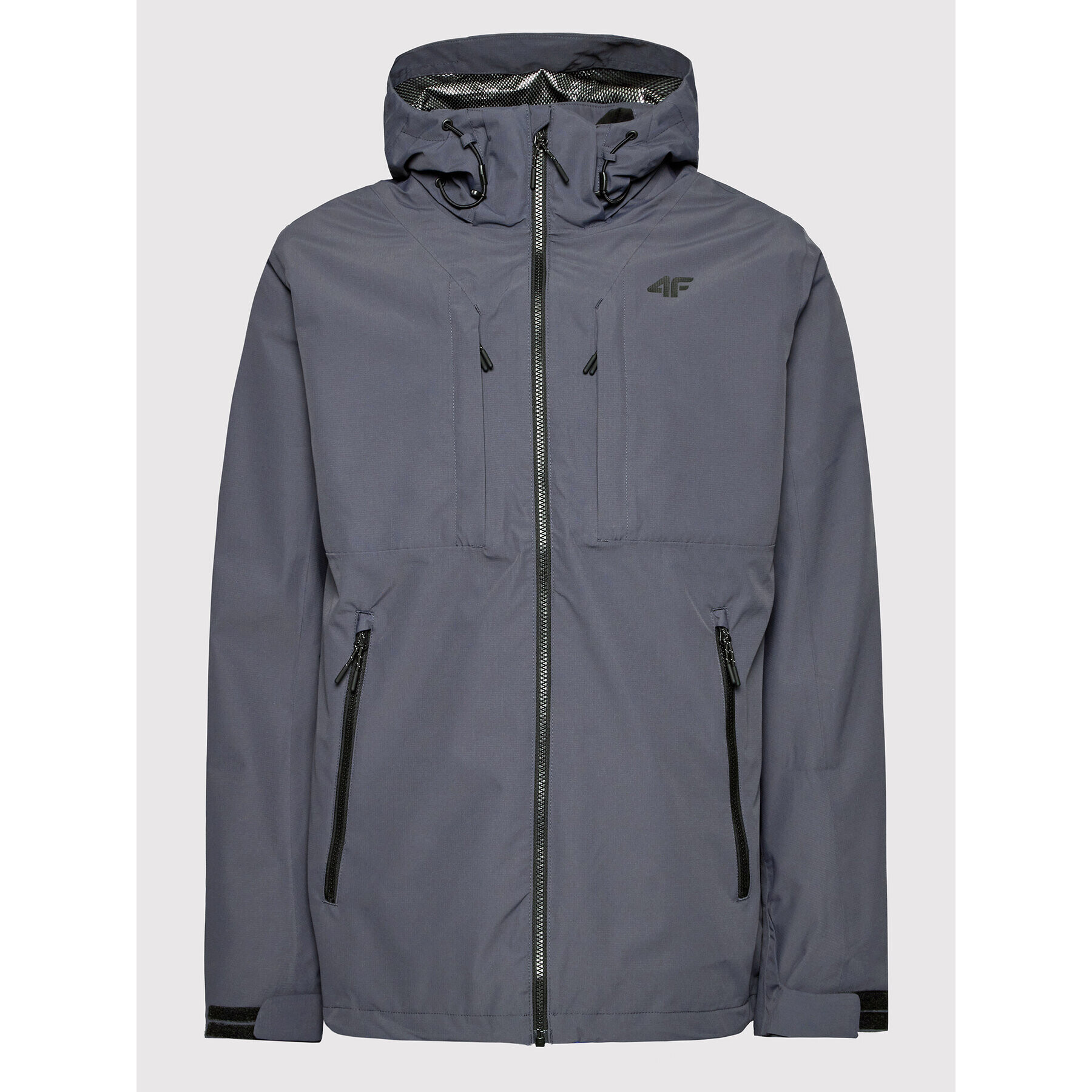 4F Яке за дъжд H4L22-KUM003 Сив Regular Fit - Pepit.bg