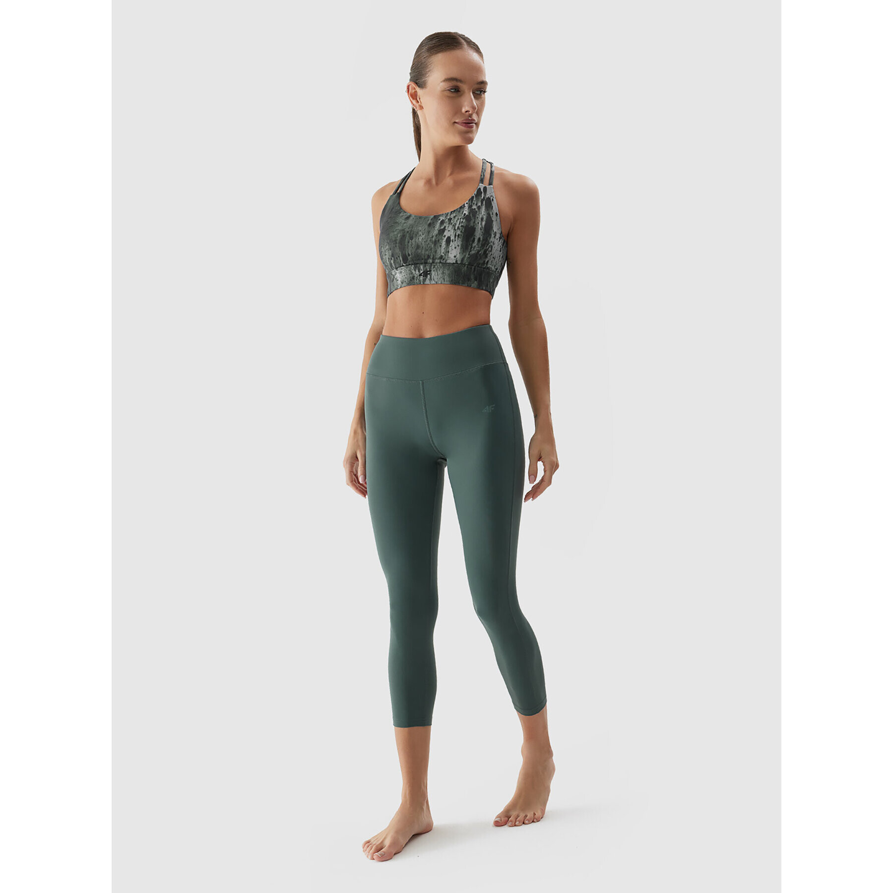 4F Клин AW23TFTIF155 Зелен Slim Fit - Pepit.bg