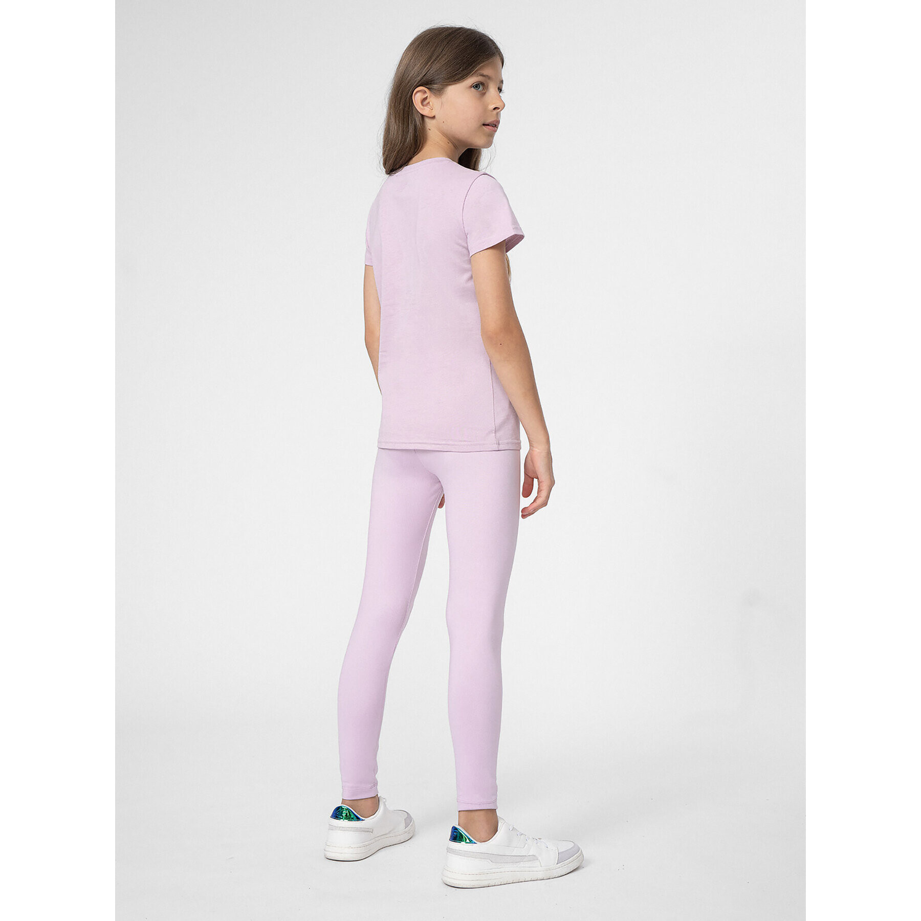4F Клин JSS23TTIGF049 Виолетов Slim Fit - Pepit.bg