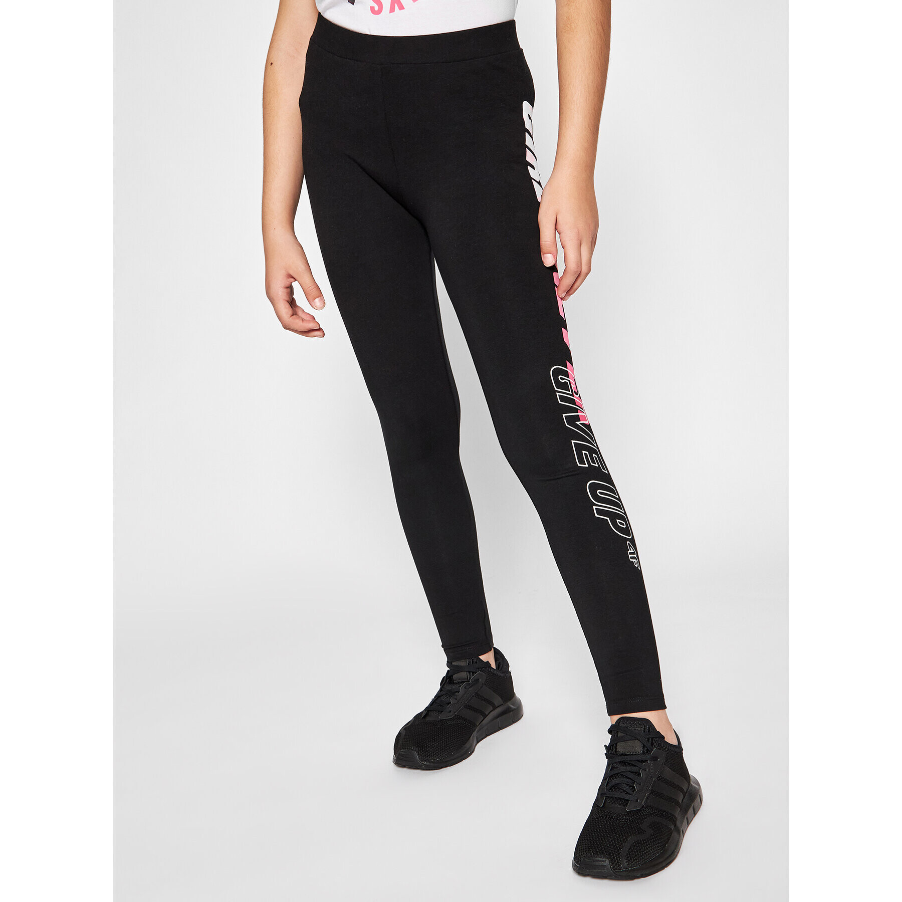 4F Клинове HJL21-JLEG003 Черен Slim Fit - Pepit.bg