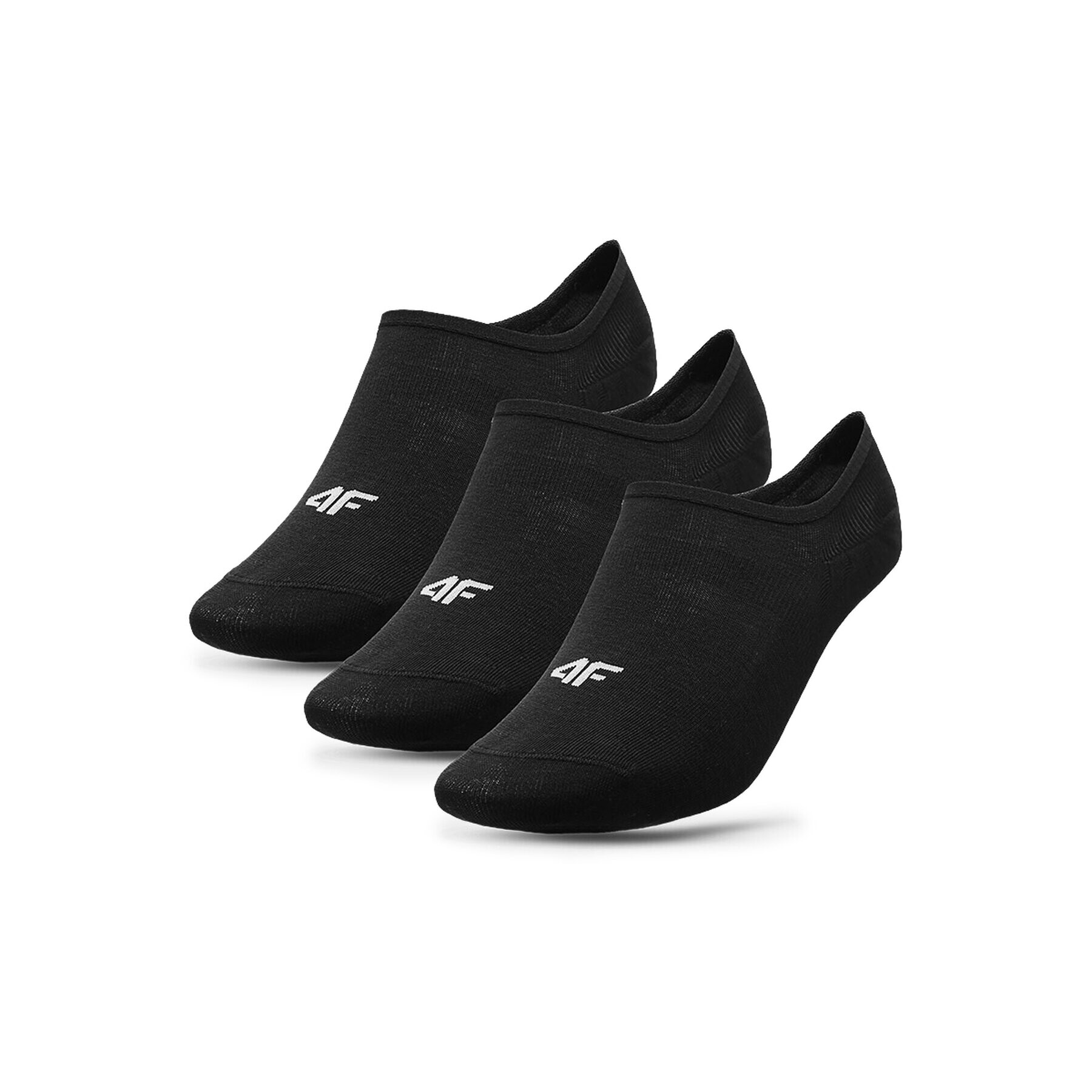 4F Комплект 3 чифта терлик дамски AW23USOCF196 Черен - Pepit.bg