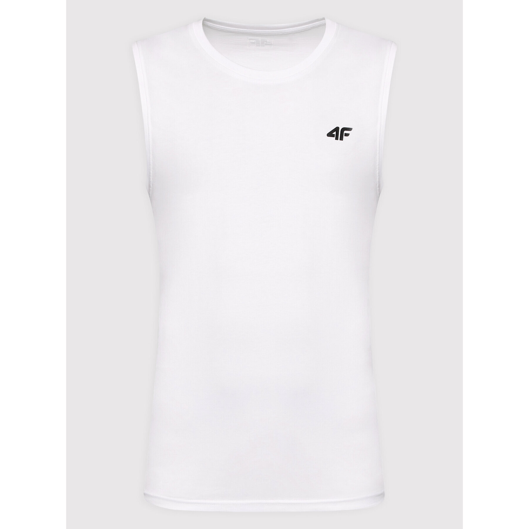 4F Мъжки топ H4L22-TSM350 Бял Regular Fit - Pepit.bg