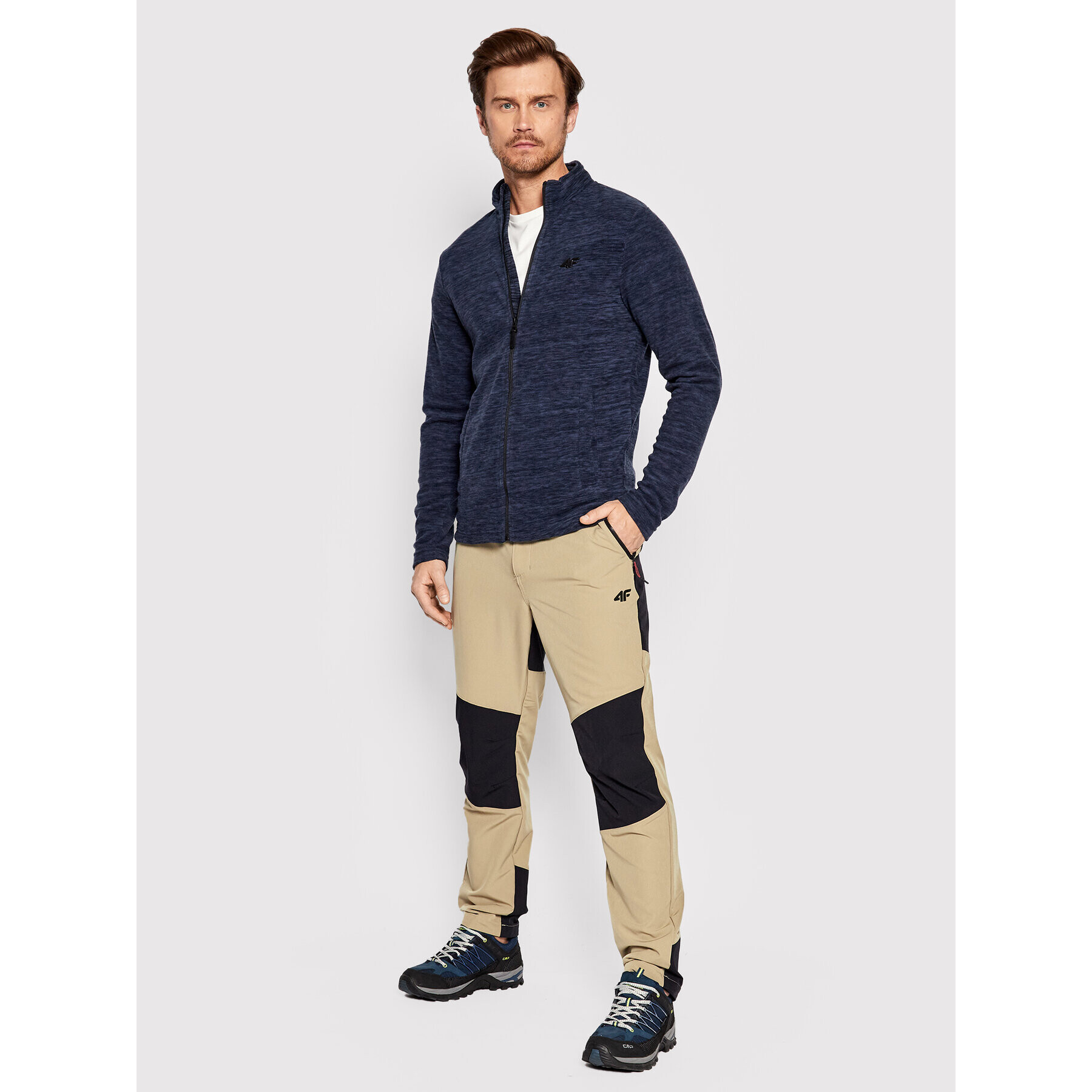 4F Outdoor панталони H4L22-SPMTR062 Бежов Regular Fit - Pepit.bg