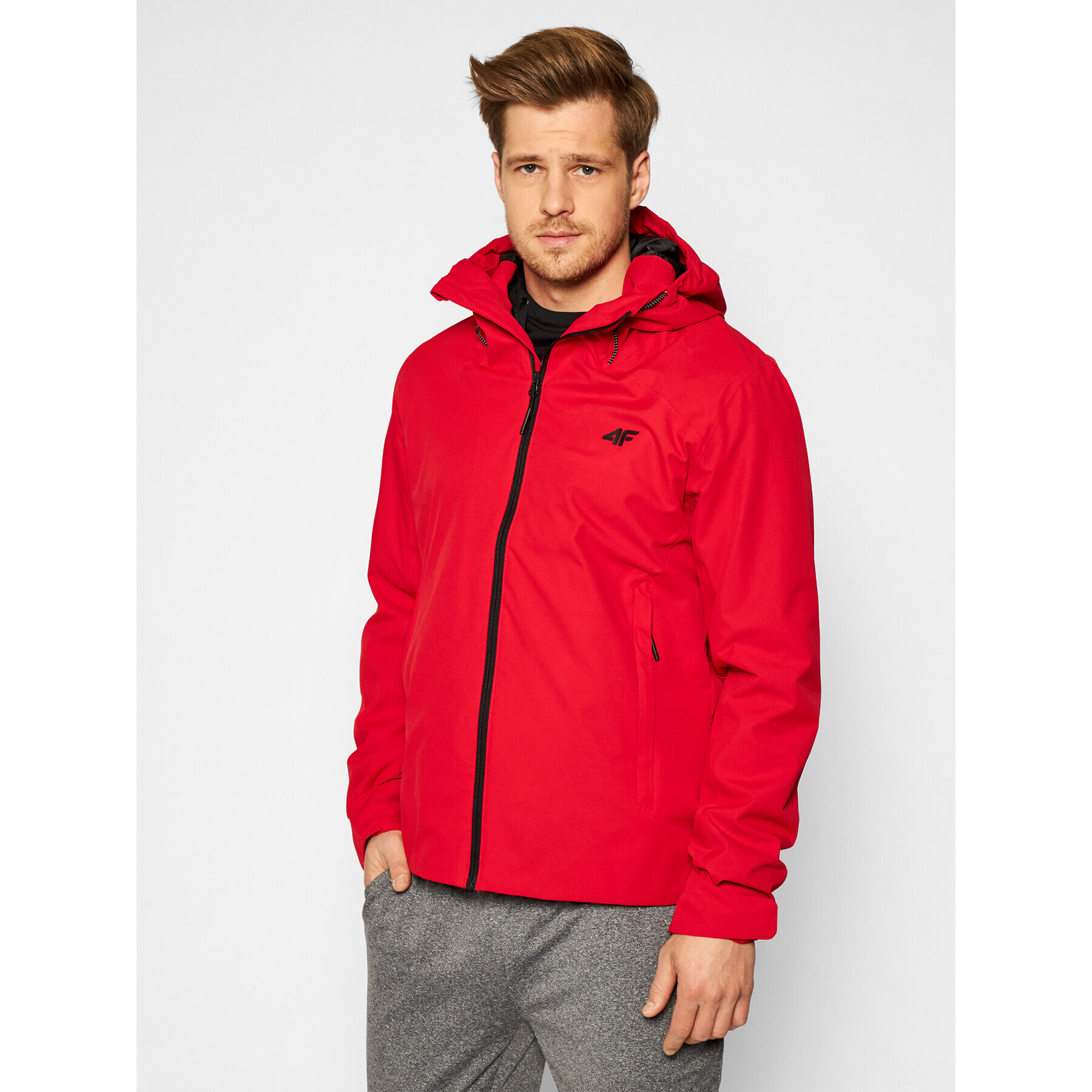4F Outdoor яке H4L21-KUM002 Червен Regular Fit - Pepit.bg