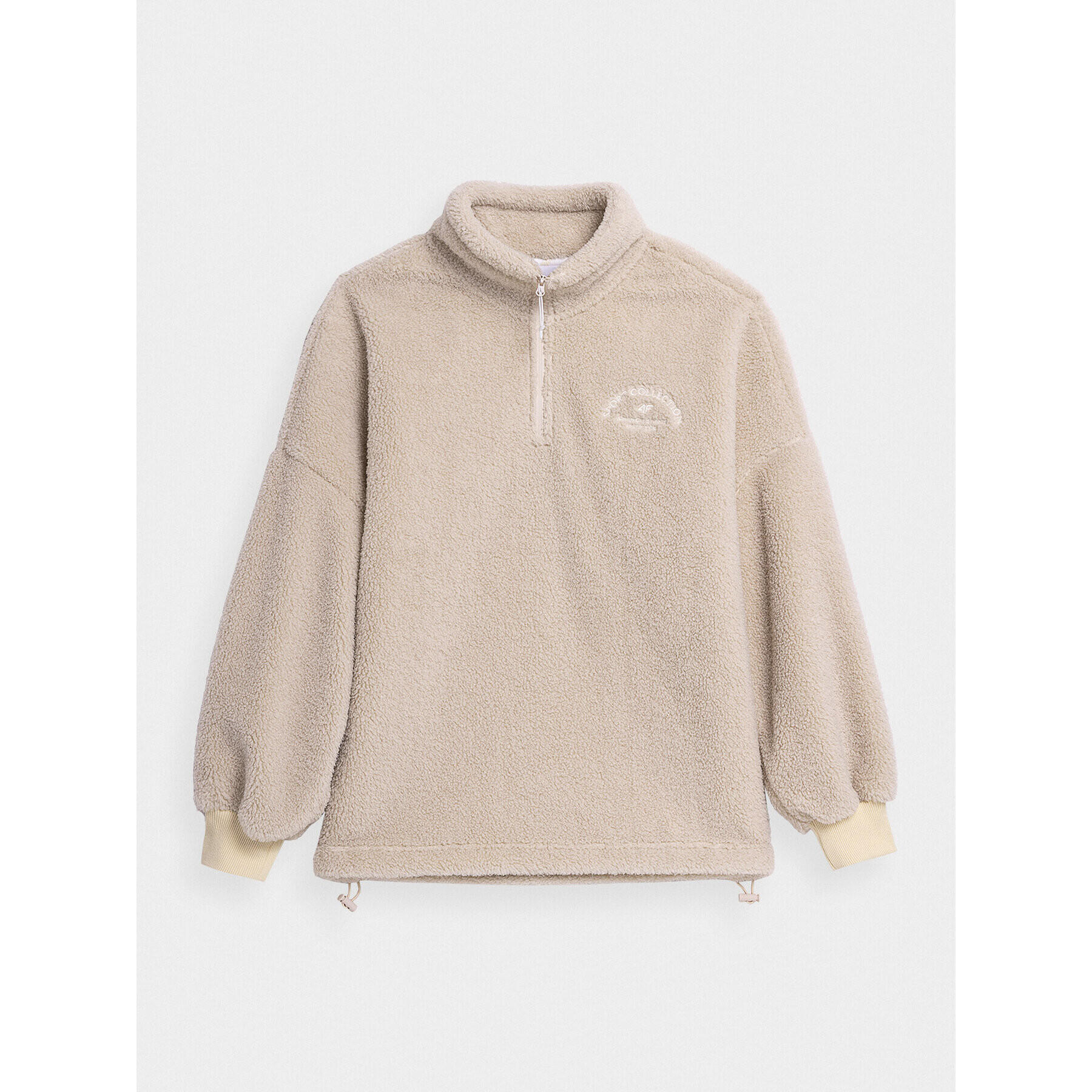 4F Полар AW23TFLEF140 Бежов Regular Fit - Pepit.bg
