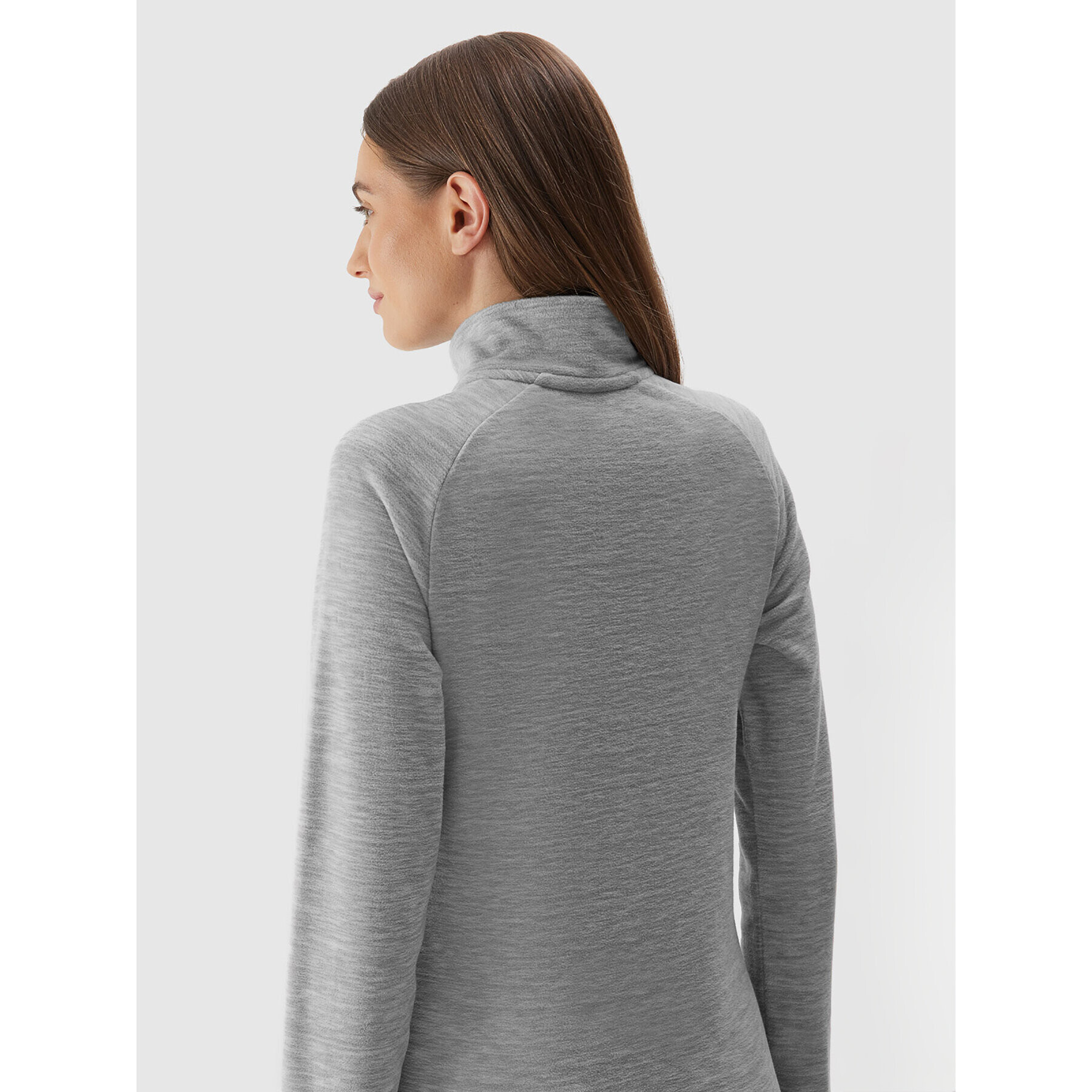 4F Полар AW23TFLEF146 Сив Regular Fit - Pepit.bg