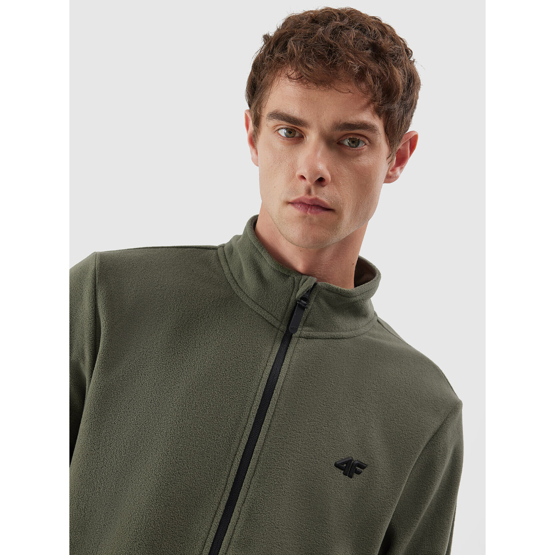 4F Полар AW23TFLEM120 Каки Regular Fit - Pepit.bg