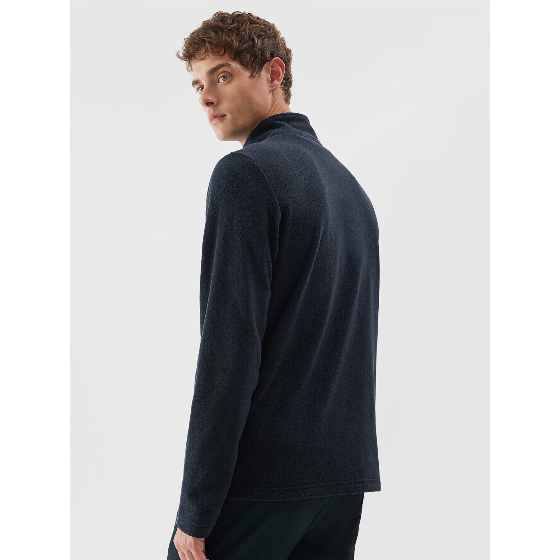 4F Полар AW23TFLEM123 Син Regular Fit - Pepit.bg