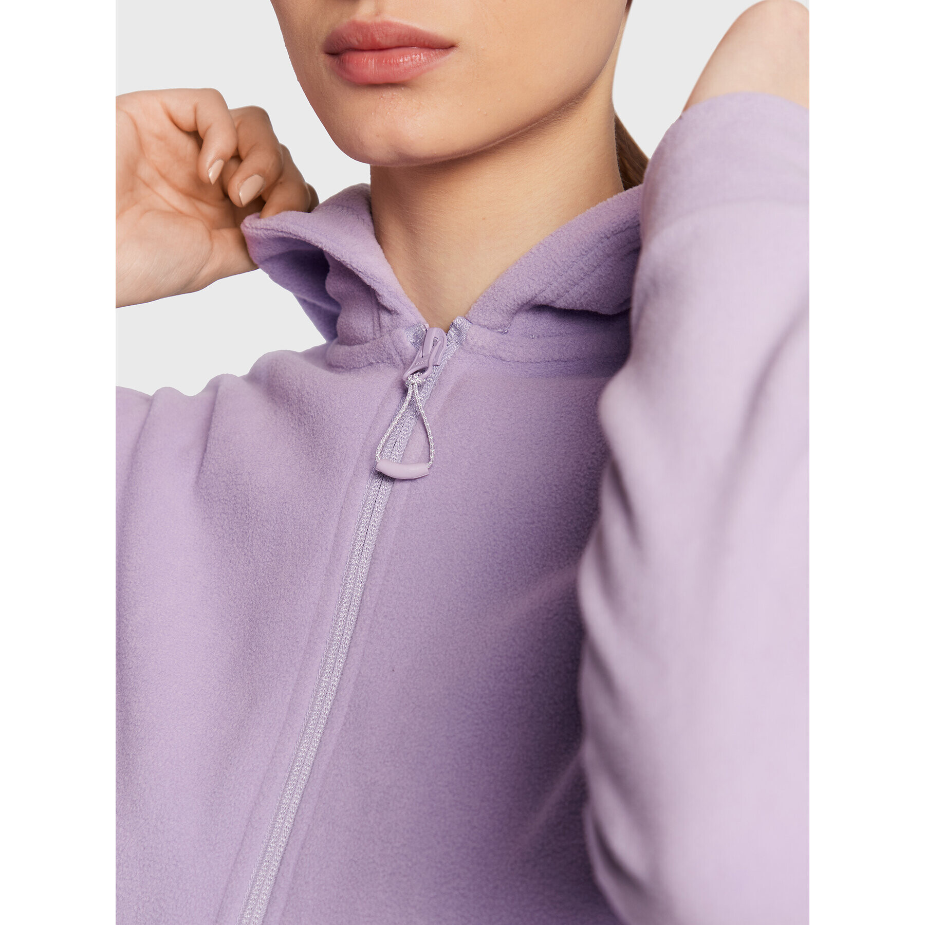 4F Полар H4Z22-PLD013 Виолетов Regular Fit - Pepit.bg