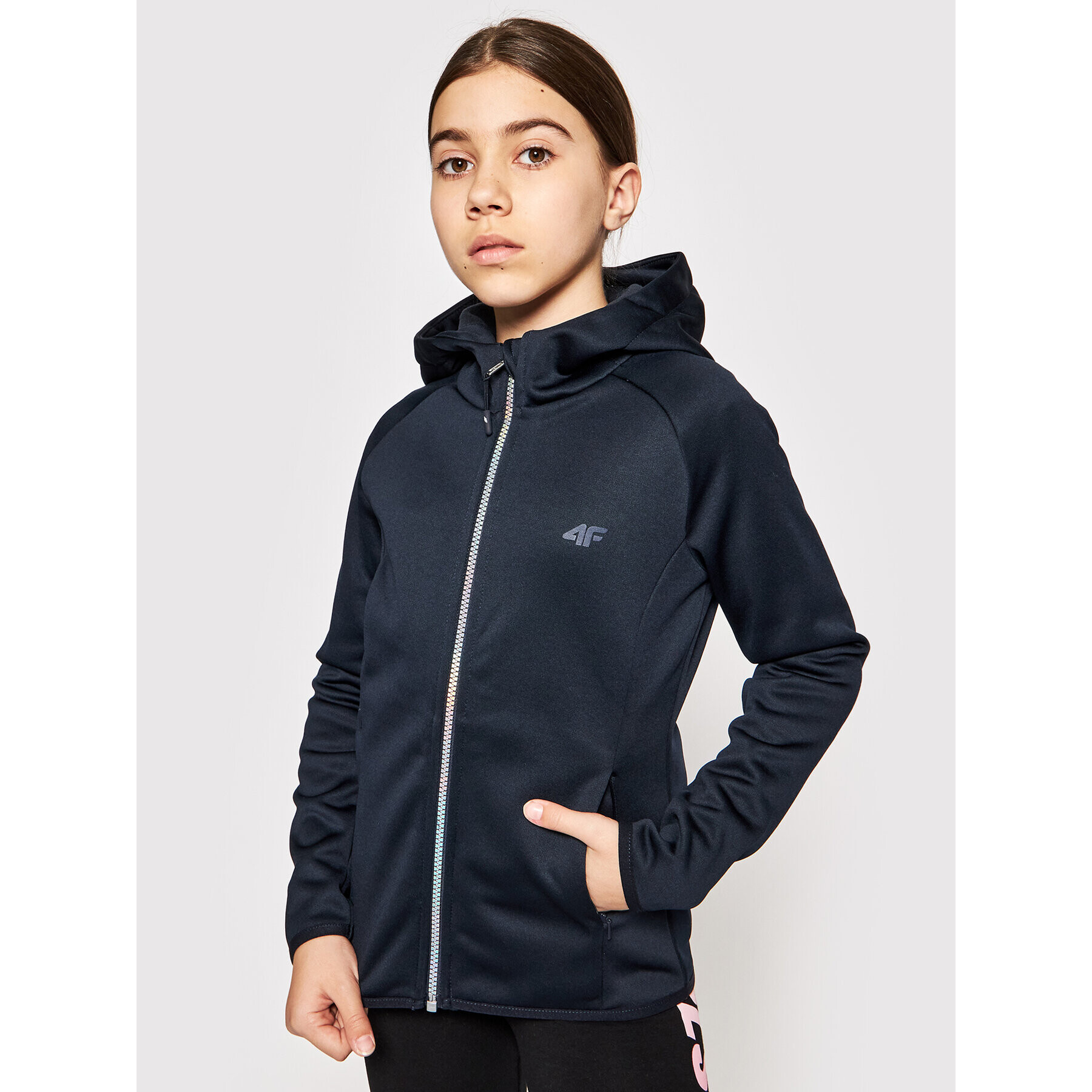4F Полар HJL21-JPLD001 Тъмносин Slim Fit - Pepit.bg