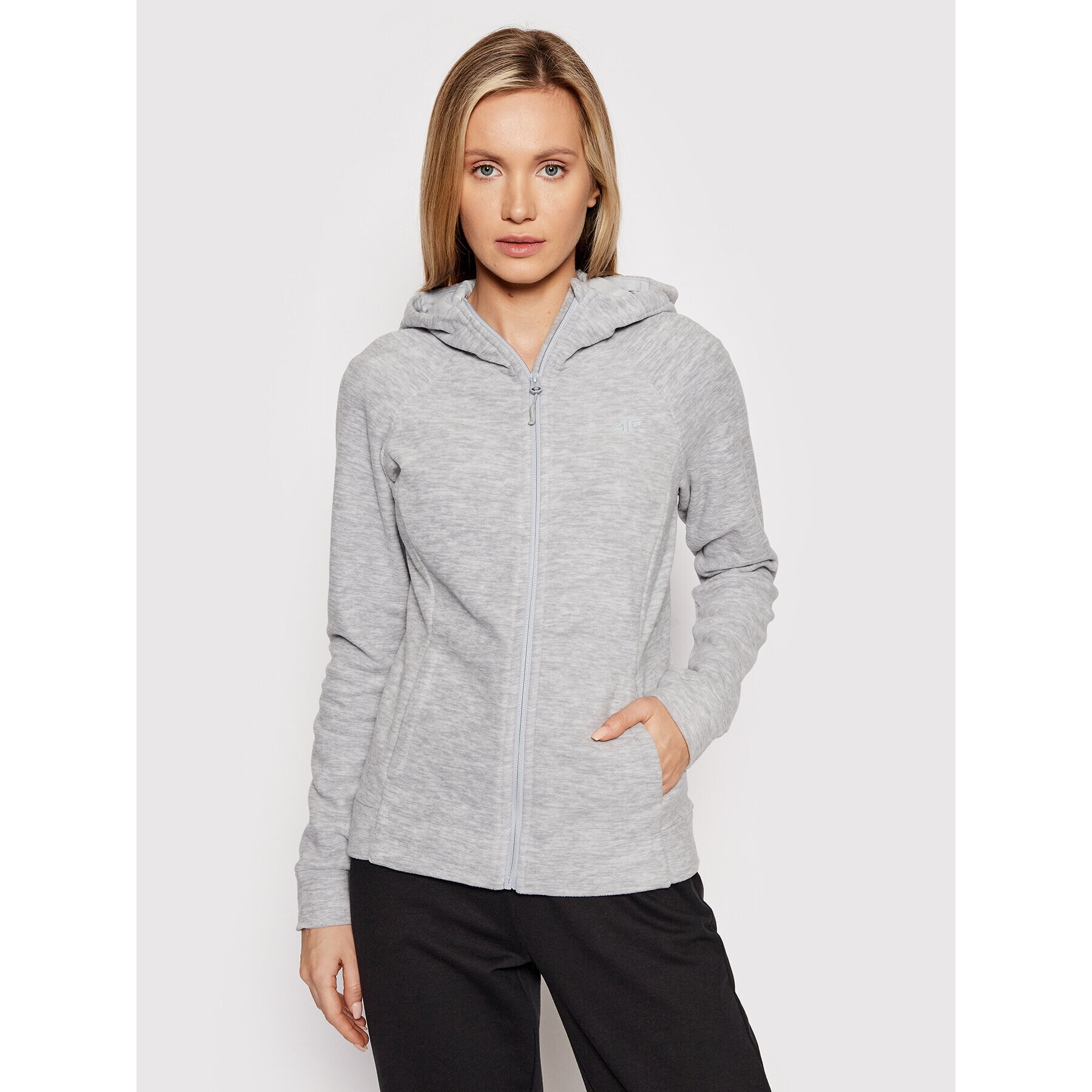 4F Полар NOSH4-PLD351 Сив Regular Fit - Pepit.bg