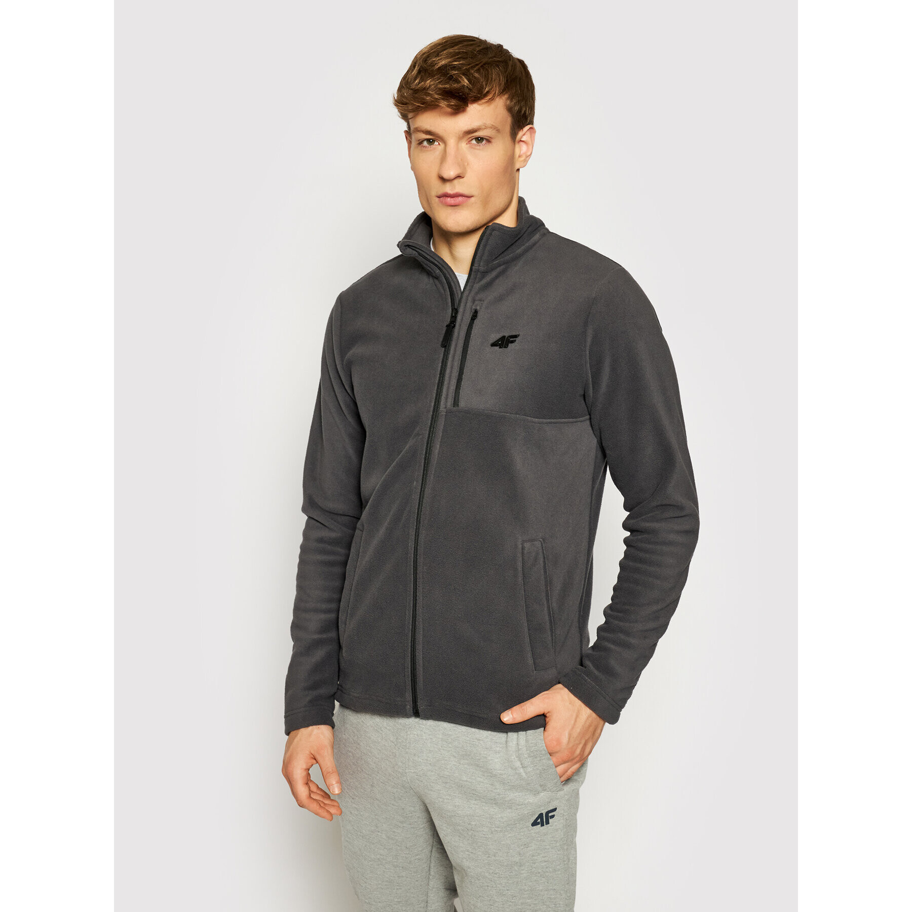 4F Полар NOSH4-PLM003 Сив Regular Fit - Pepit.bg