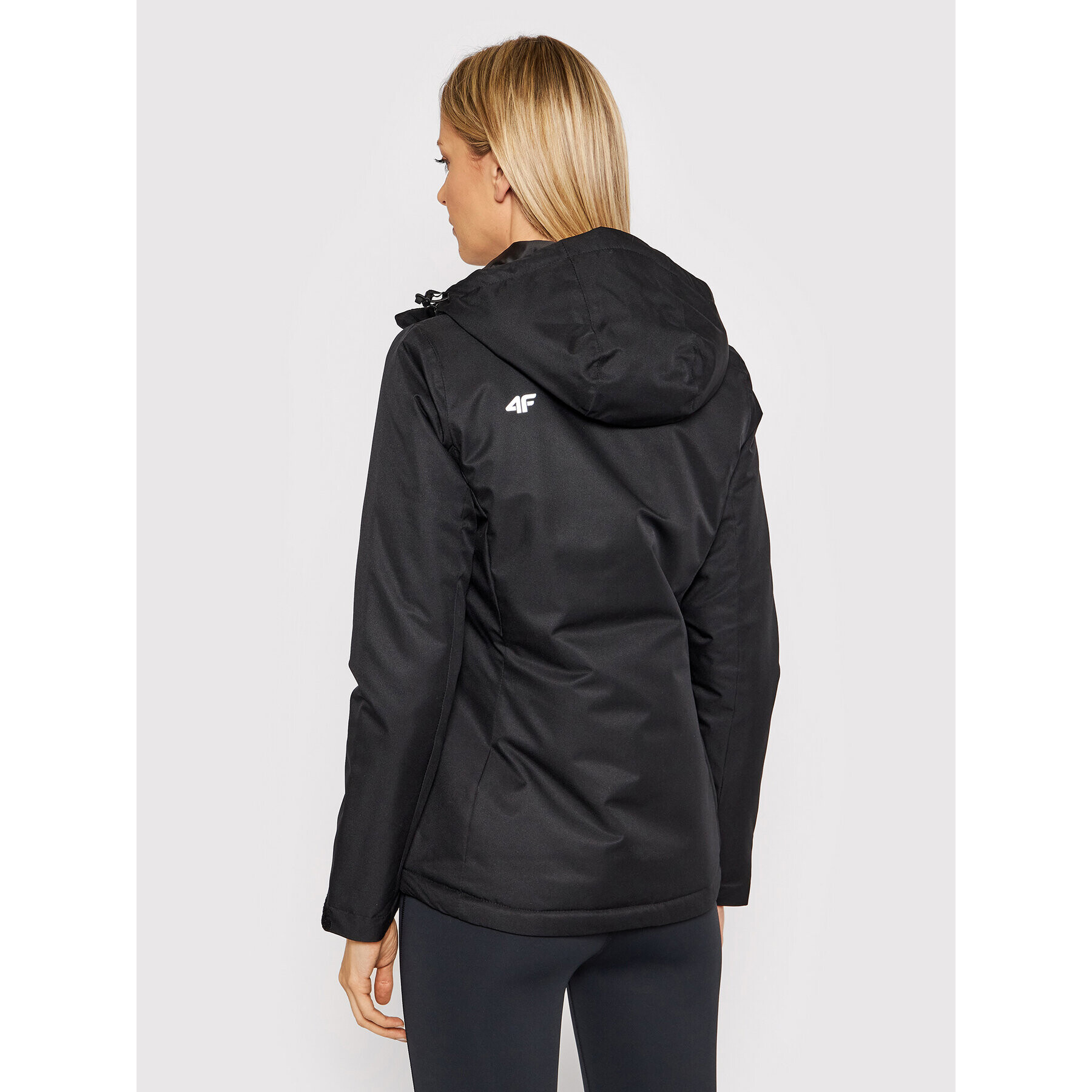4F Преходно яке NOSH4-KUD351 Черен Regular Fit - Pepit.bg