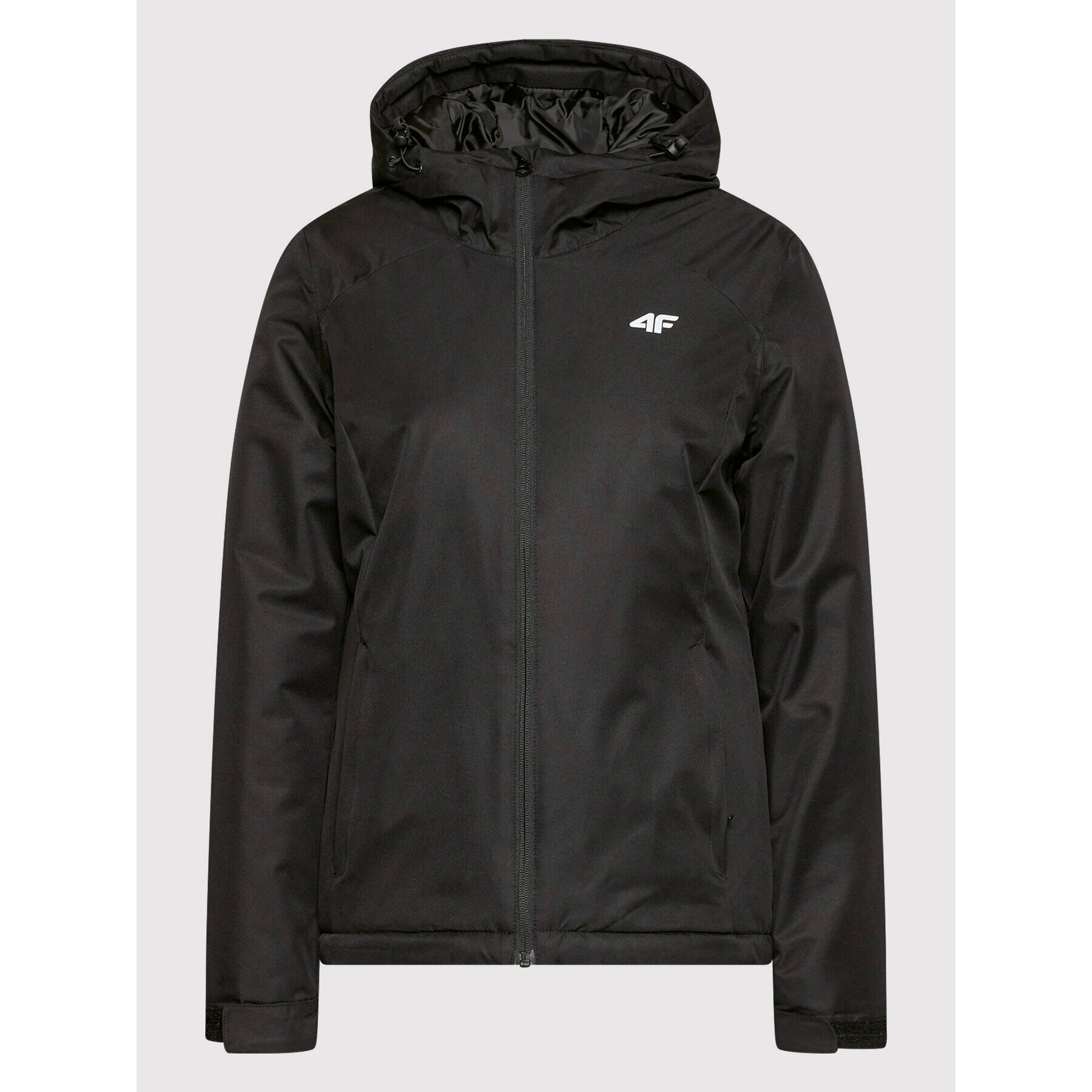 4F Преходно яке NOSH4-KUD351 Черен Regular Fit - Pepit.bg