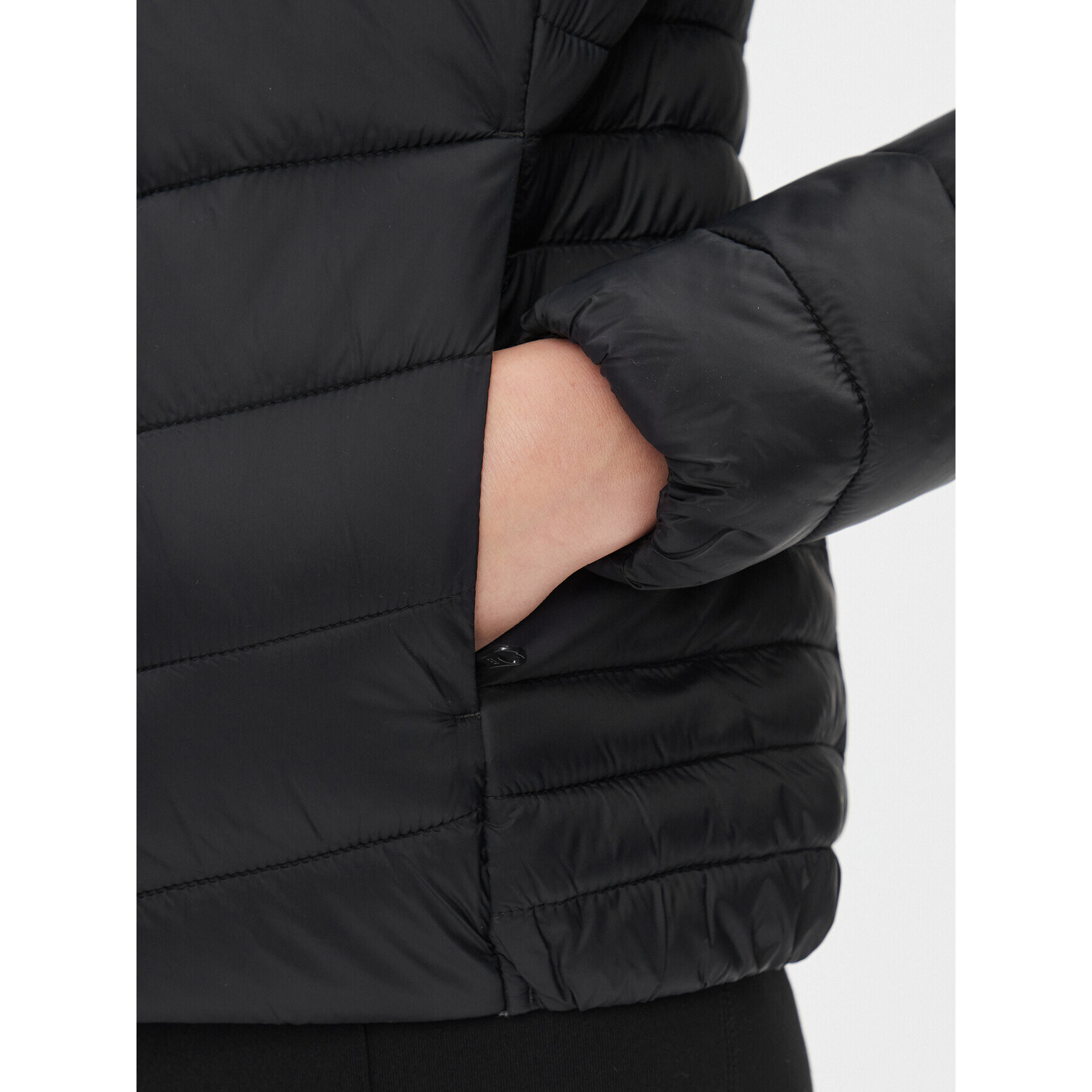 4F Пухено яке AW23TDJAF225 Черен Slim Fit - Pepit.bg