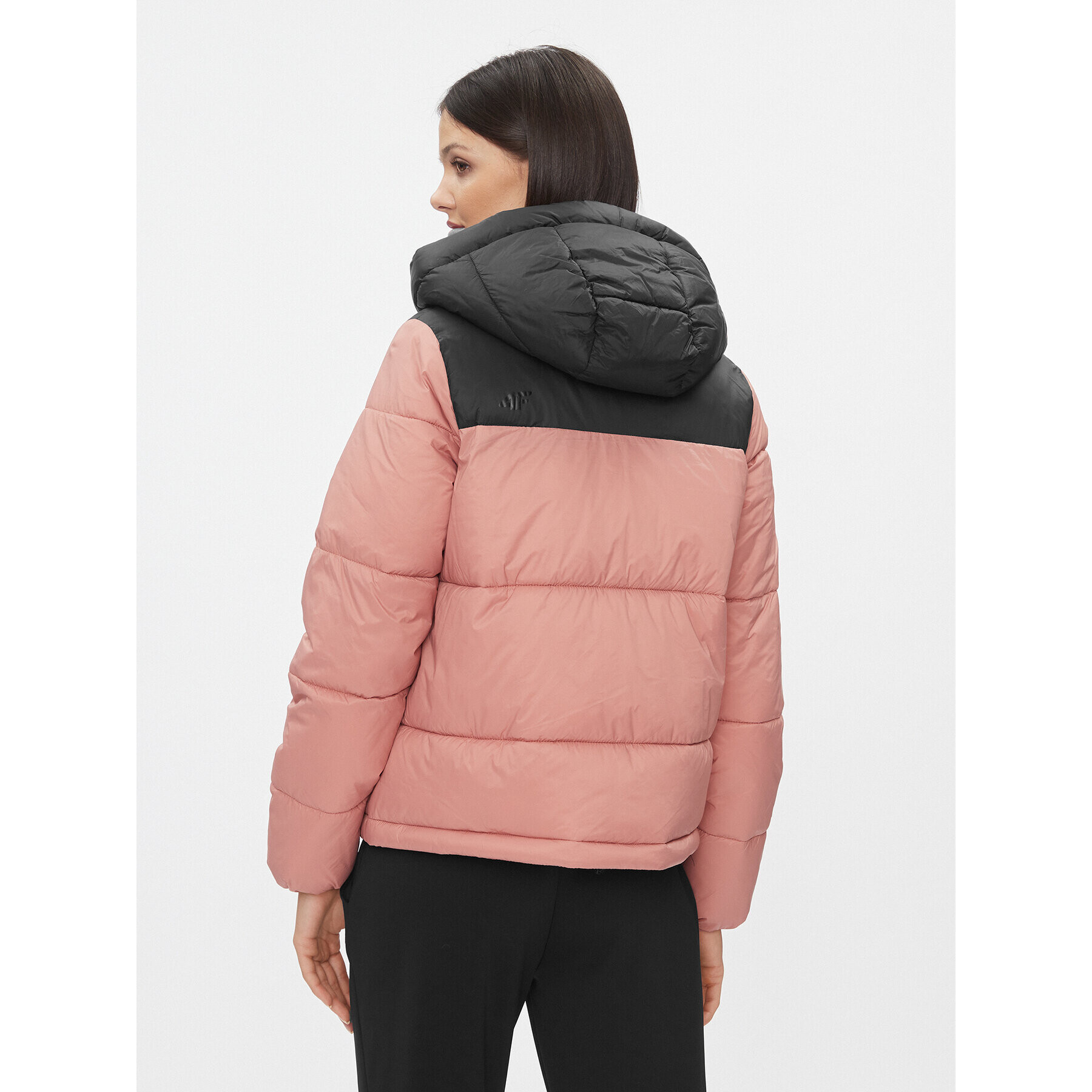 4F Пухено яке AW23TDJAF230 Коралов Regular Fit - Pepit.bg