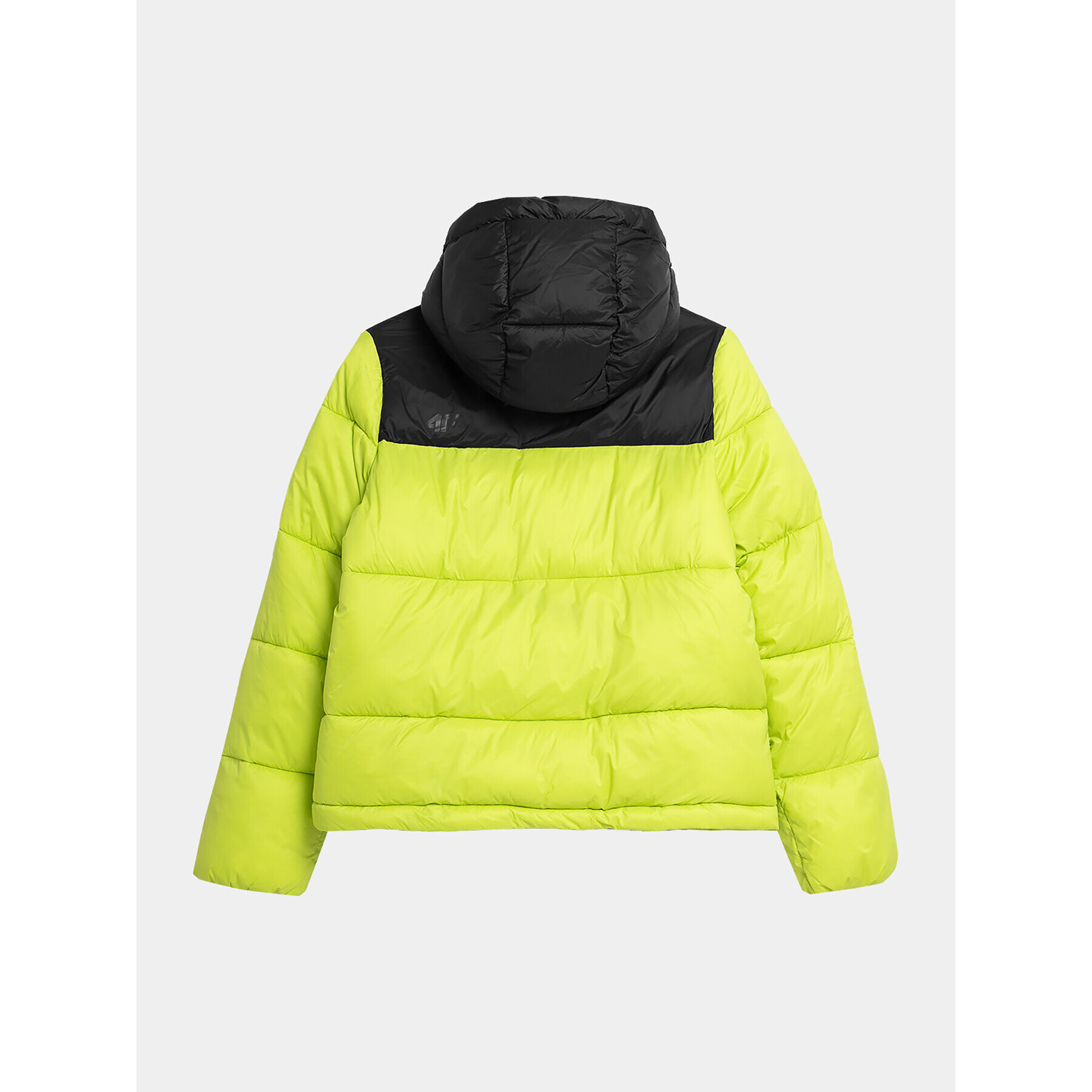 4F Пухено яке AW23TDJAF230 Зелен Regular Fit - Pepit.bg