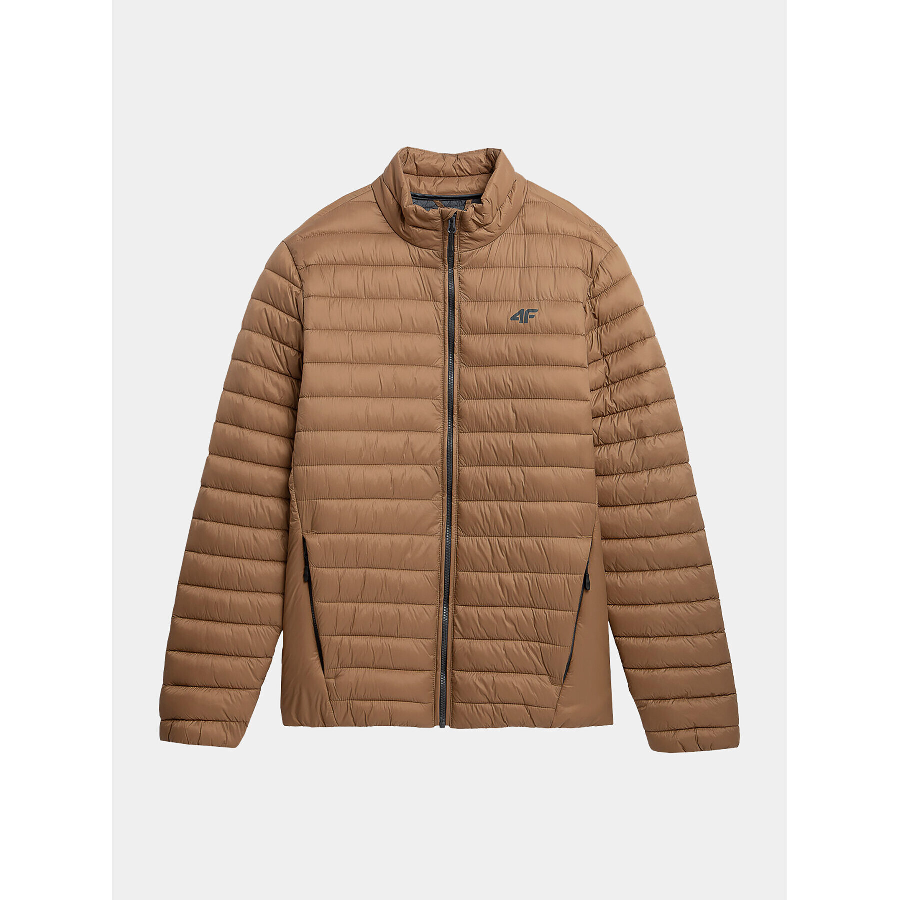 4F Пухено яке AW23TDJAM239 Кафяв Regular Fit - Pepit.bg