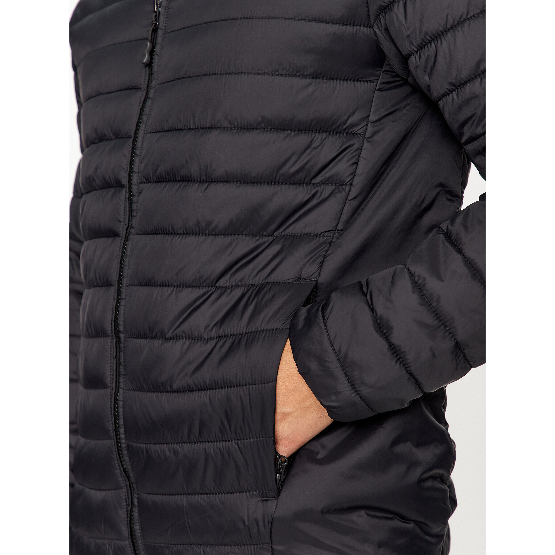 4F Пухено яке AW23TDJAM240 Черен Regular Fit - Pepit.bg