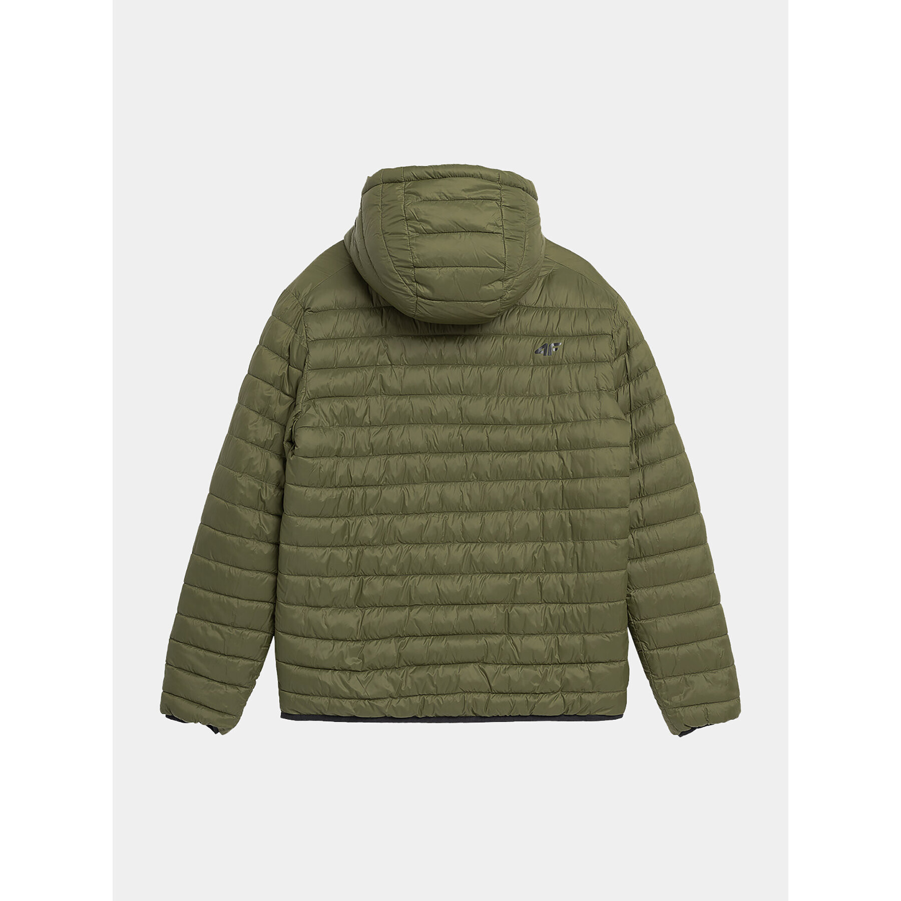 4F Пухено яке AW23TDJAM242 Зелен Regular Fit - Pepit.bg