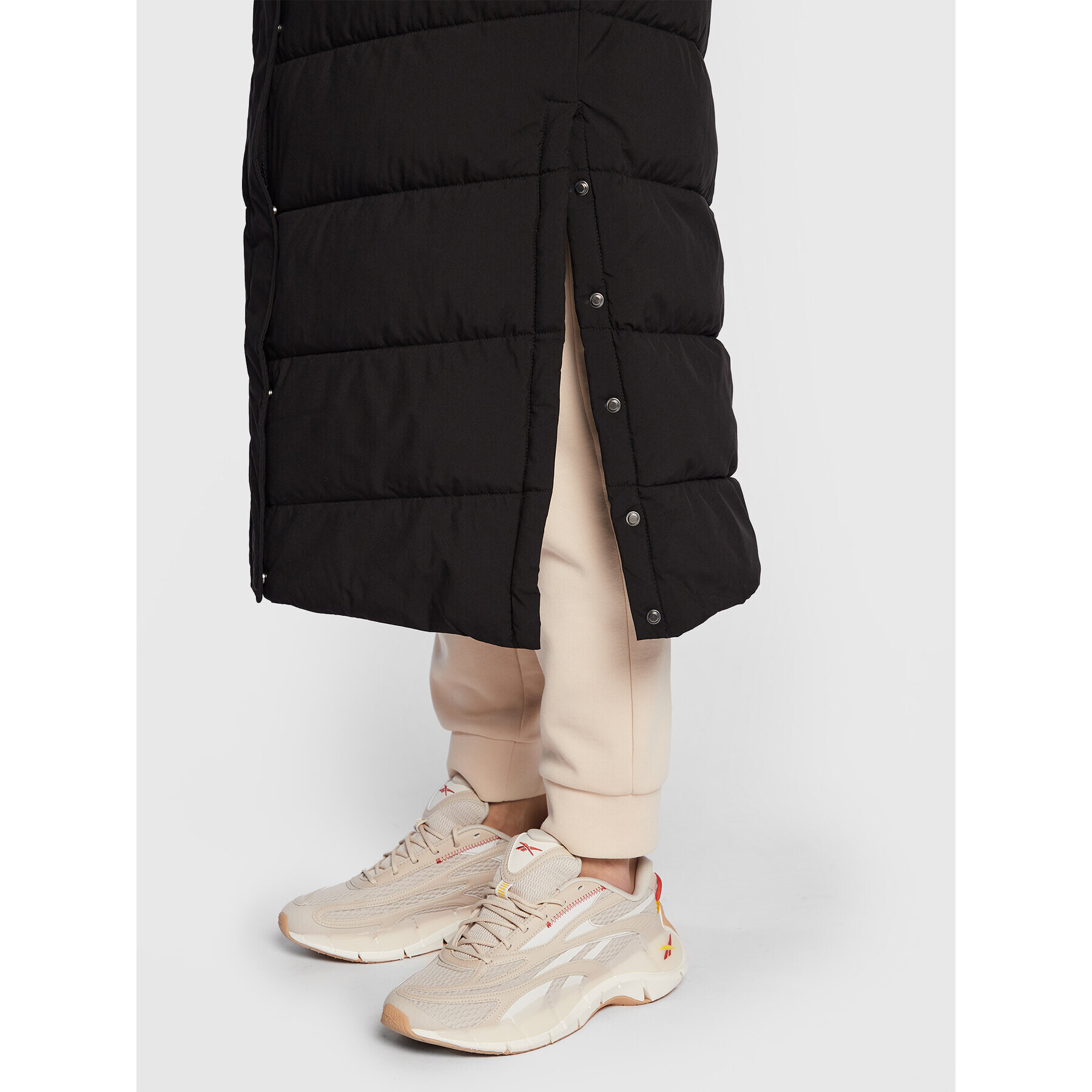4F Пухено яке H4Z22-KUDP012 Черен Regular Fit - Pepit.bg