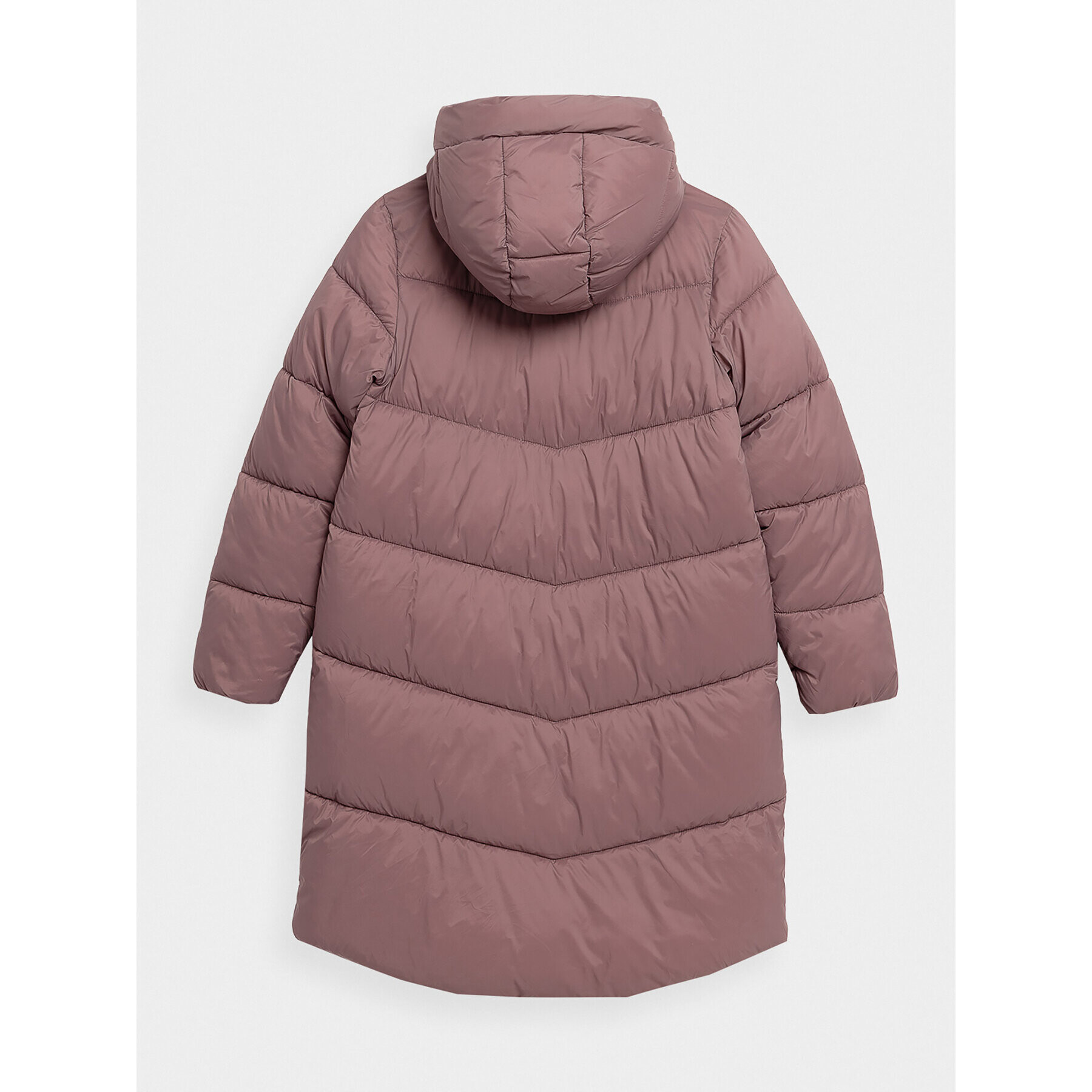 4F Пухено яке JAW23TDJAF268 Кафяв Regular Fit - Pepit.bg