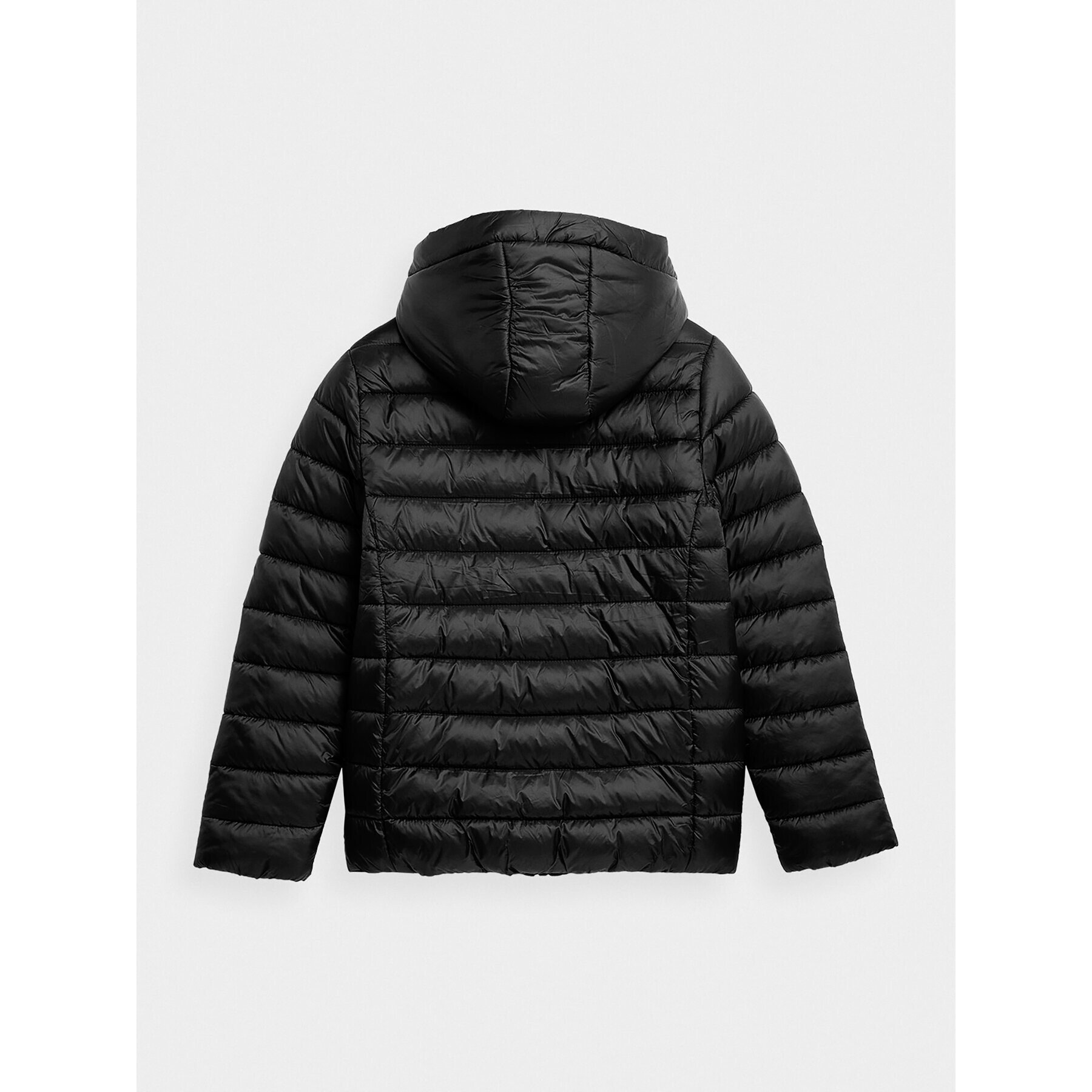 4F Пухено яке JAW23TDJAM273 Черен Regular Fit - Pepit.bg