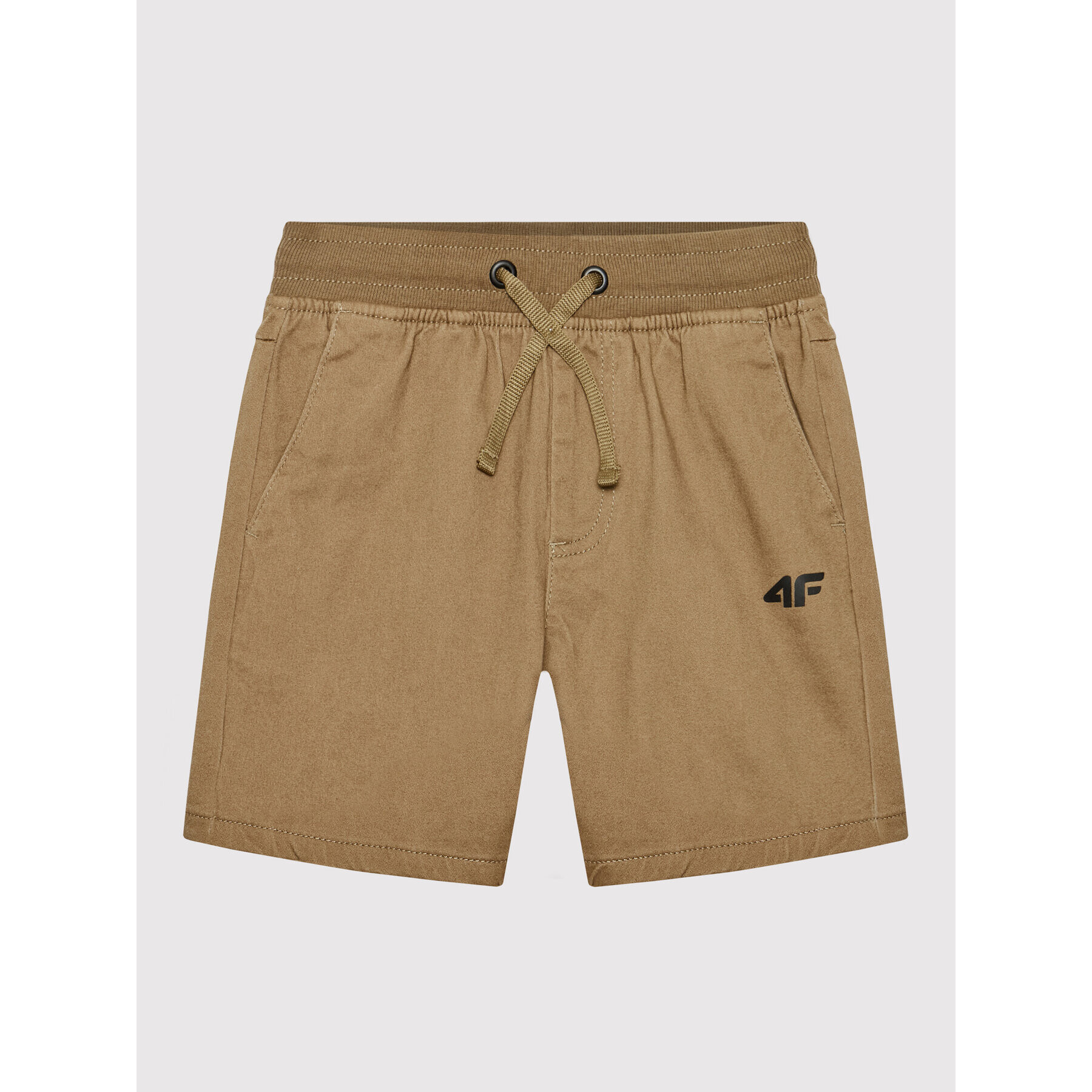 4F Шорти от плат HJL22-JSKM001 Бежов Regular Fit - Pepit.bg
