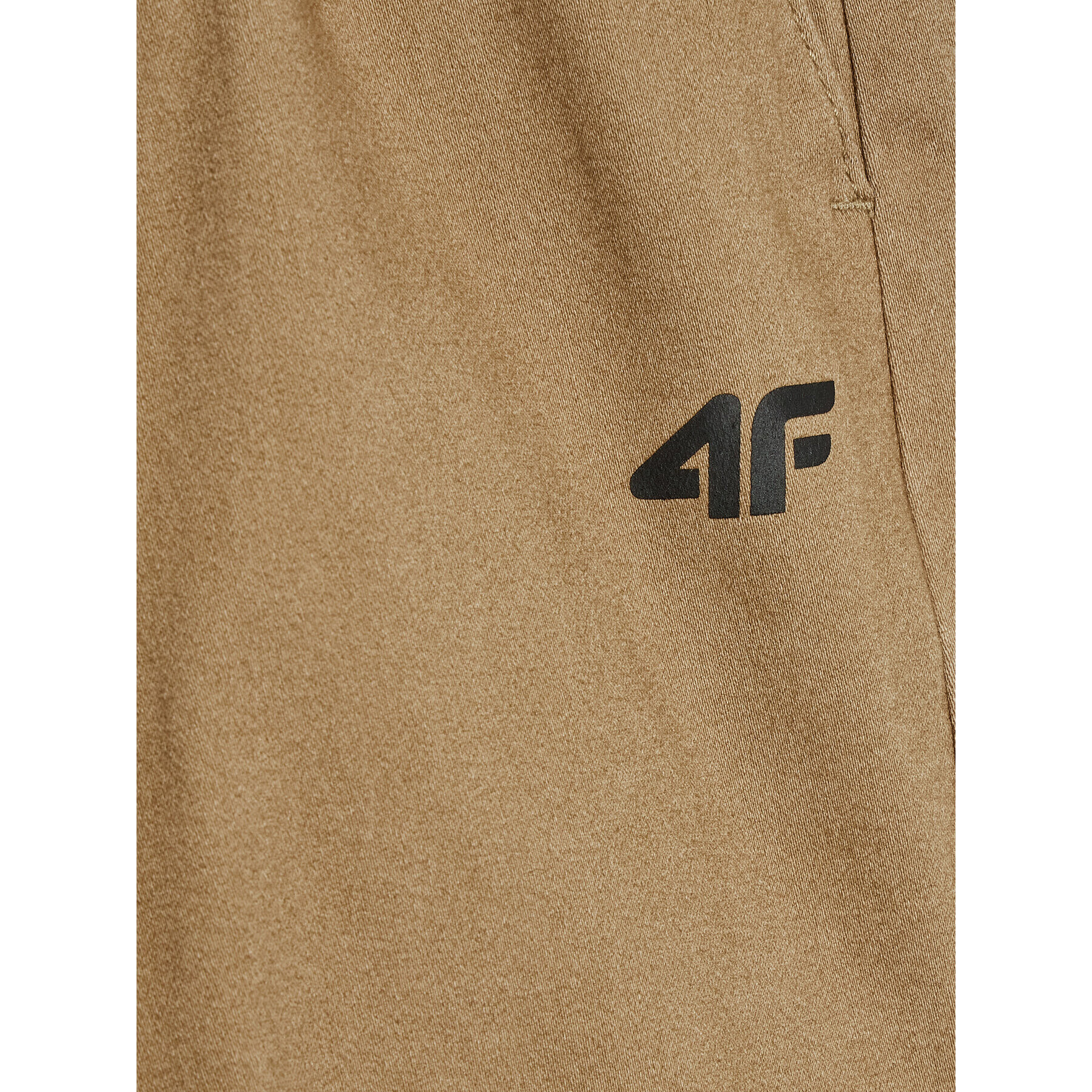 4F Шорти от плат HJL22-JSKM001 Бежов Regular Fit - Pepit.bg