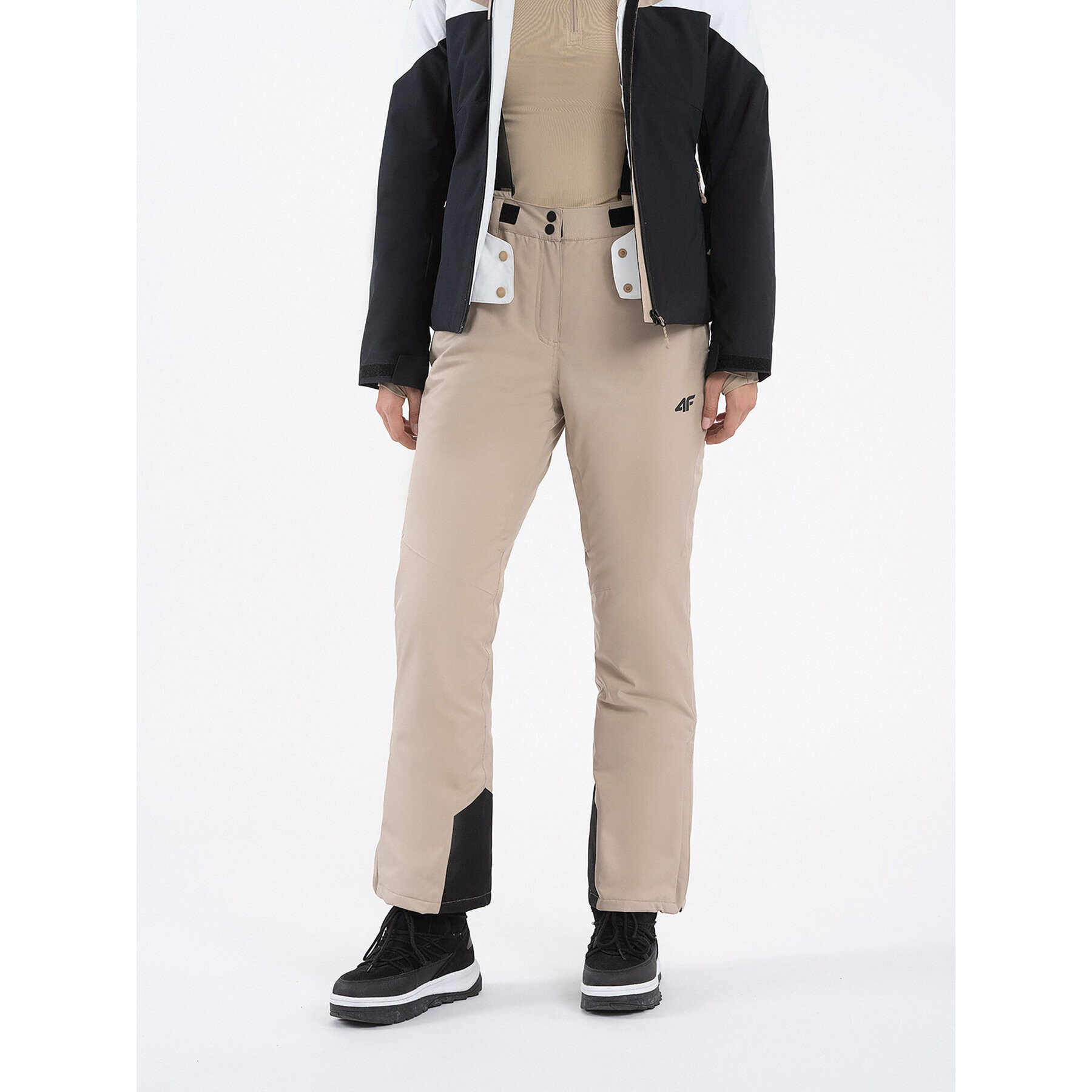 4F Ски панталони AW23TFTRF400 Кафяв Regular Fit - Pepit.bg