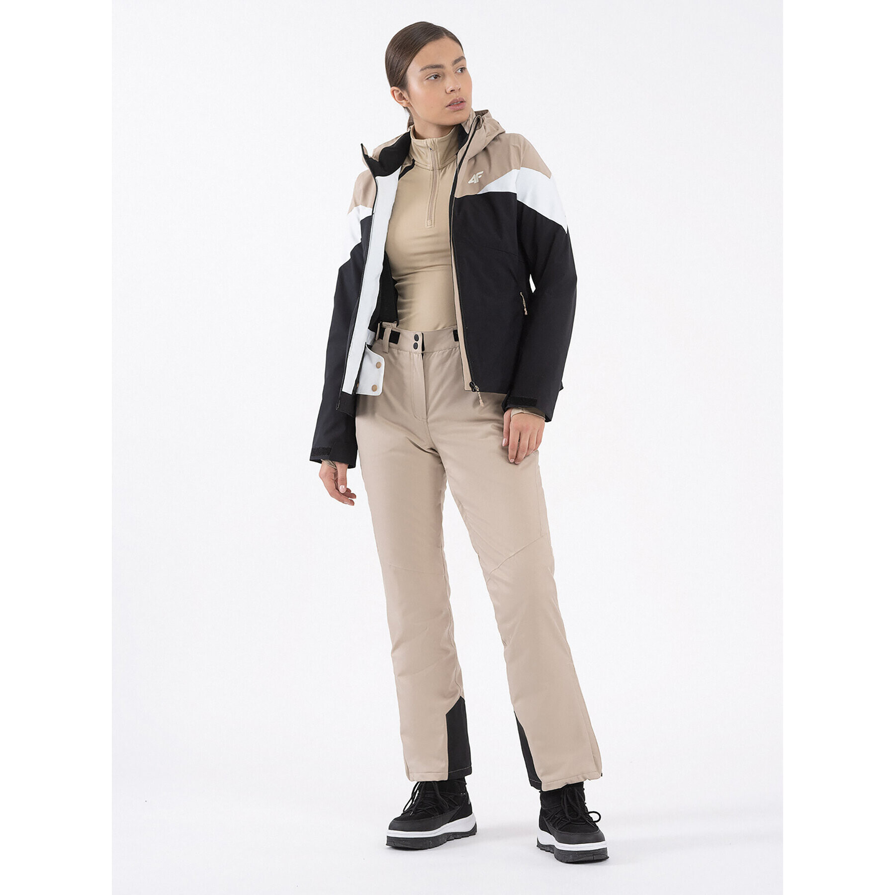 4F Ски панталони AW23TFTRF400 Кафяв Regular Fit - Pepit.bg