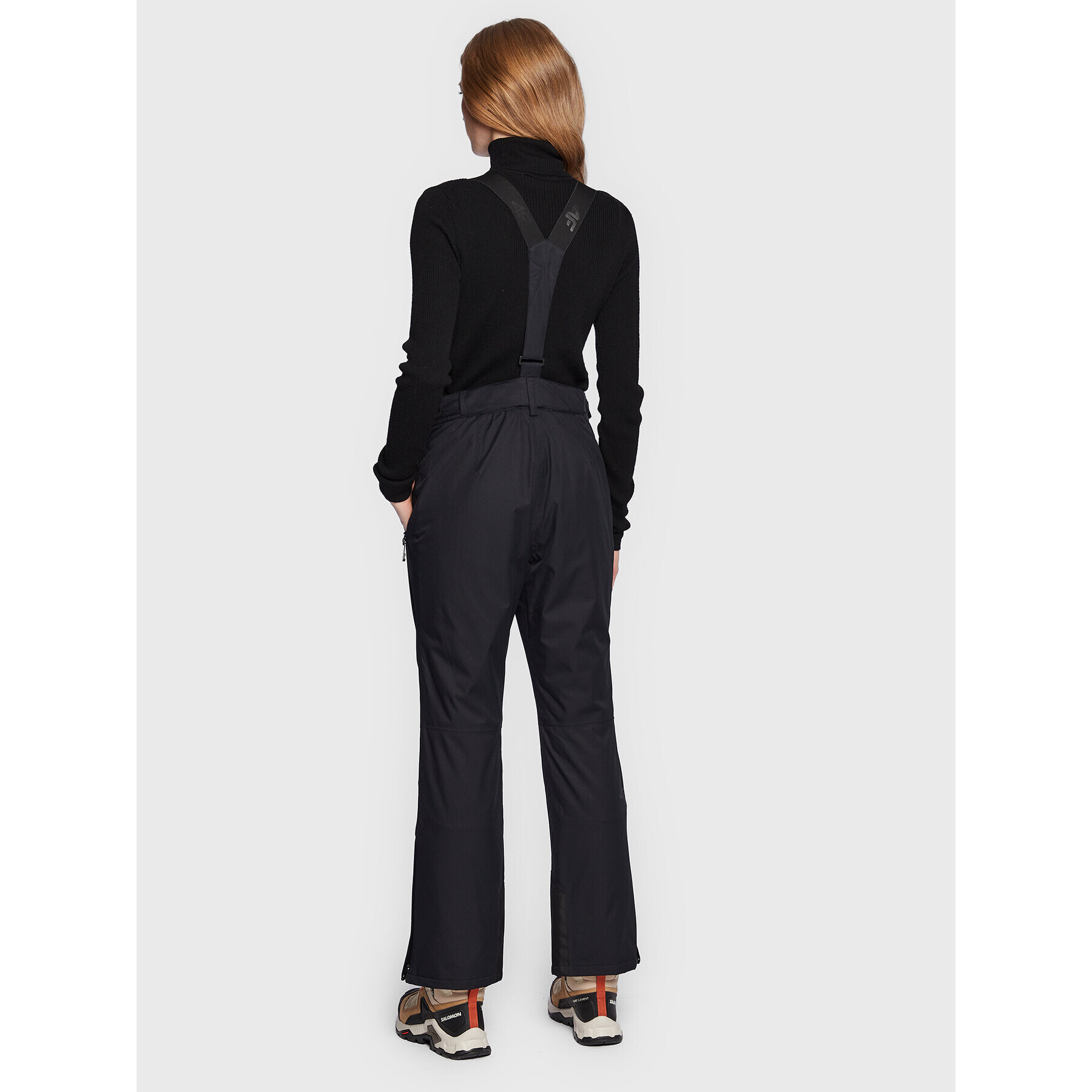 4F Ски панталони H4Z22-SPDN001 Черен Relaxed Fit - Pepit.bg
