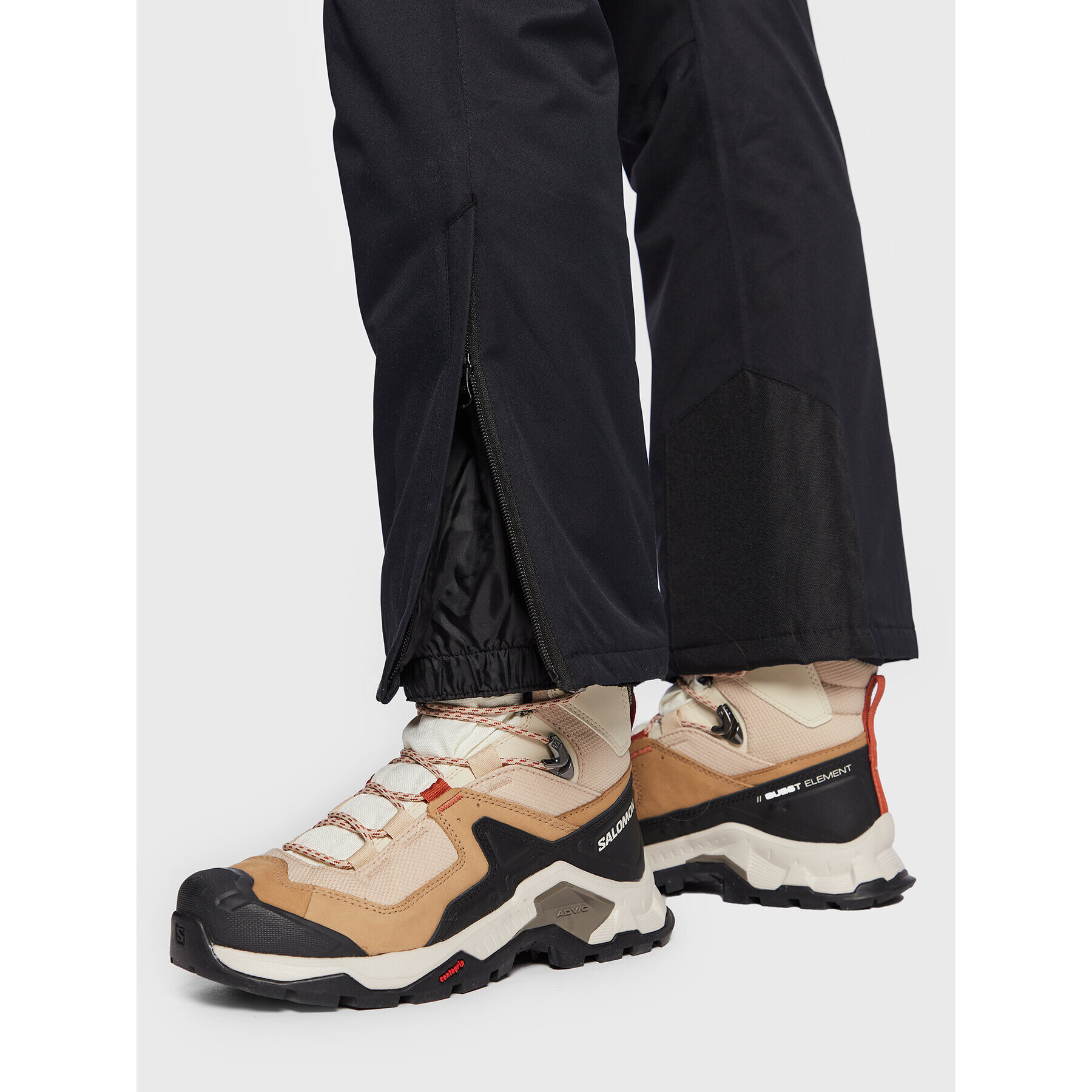 4F Ски панталони H4Z22-SPDN001 Черен Relaxed Fit - Pepit.bg